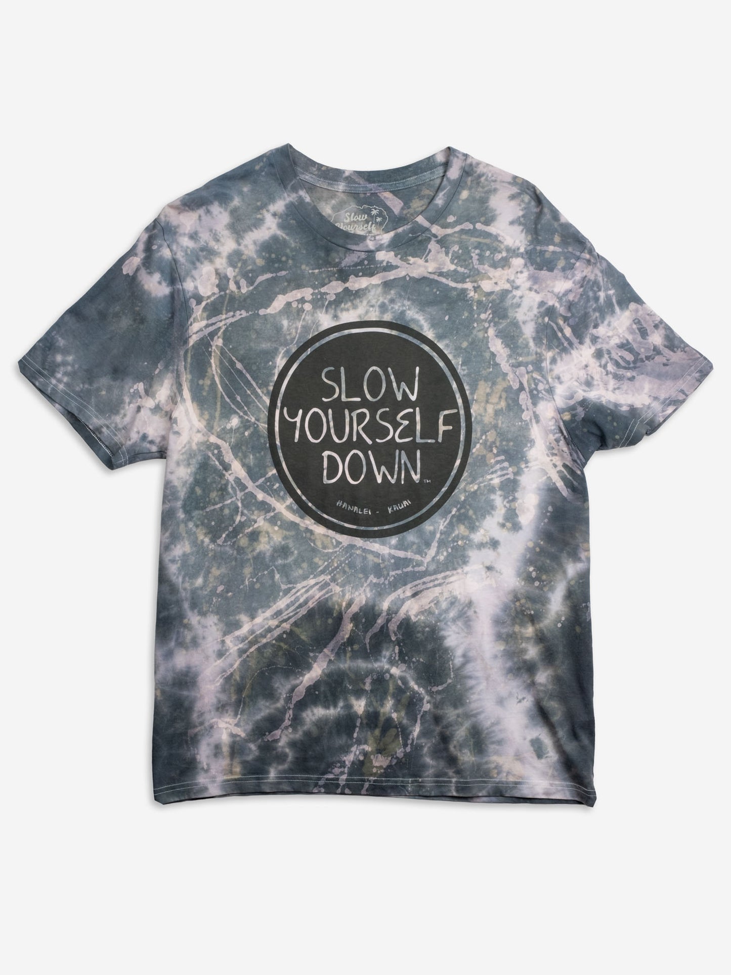 Classic Circle Tee Tie-Dye | Organic Cotton | Slow Yourself Down - Mens Shirts