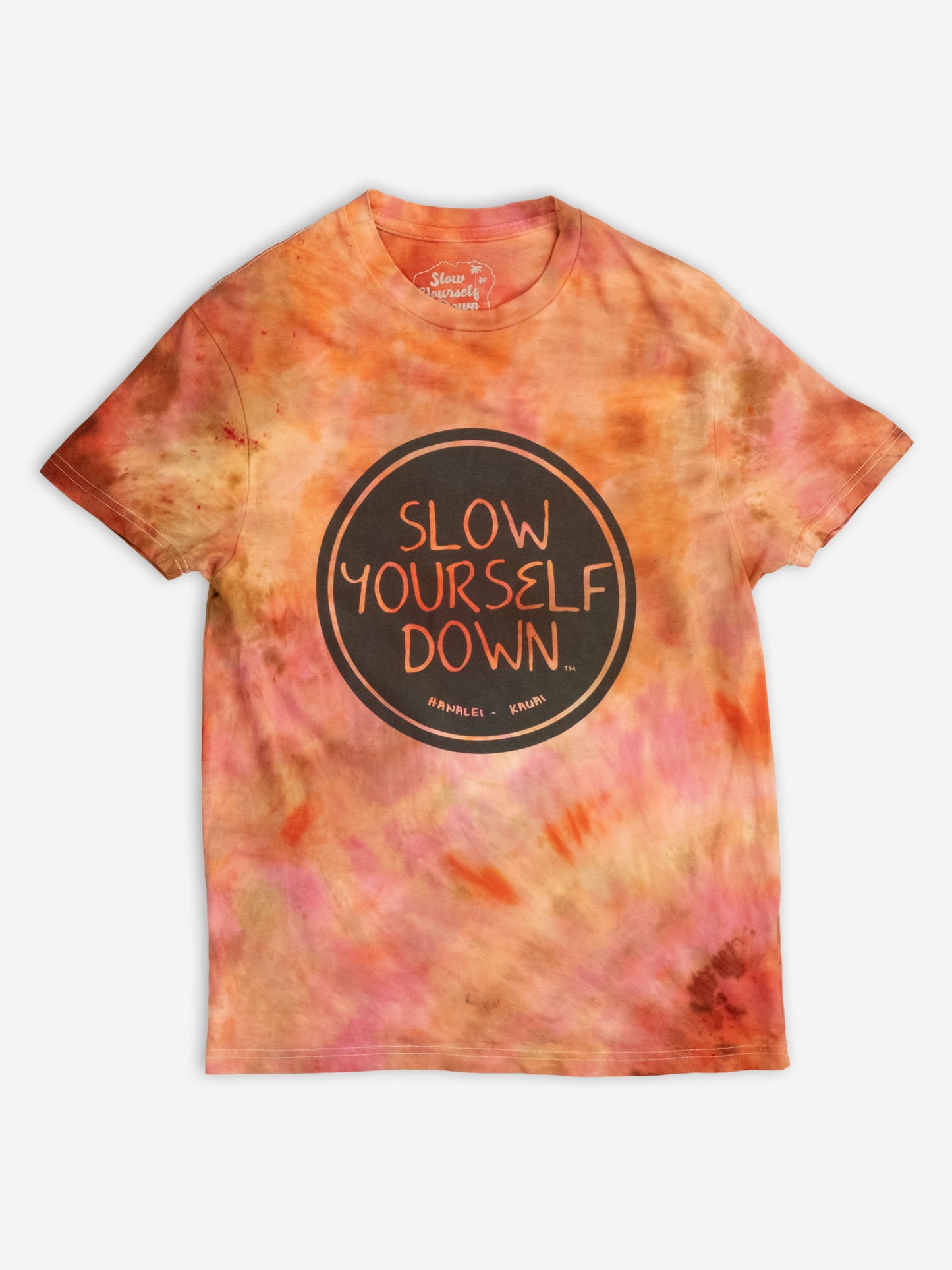 Classic Circle Tee Tie-Dye | Organic Cotton | Slow Yourself Down - Mens Shirts