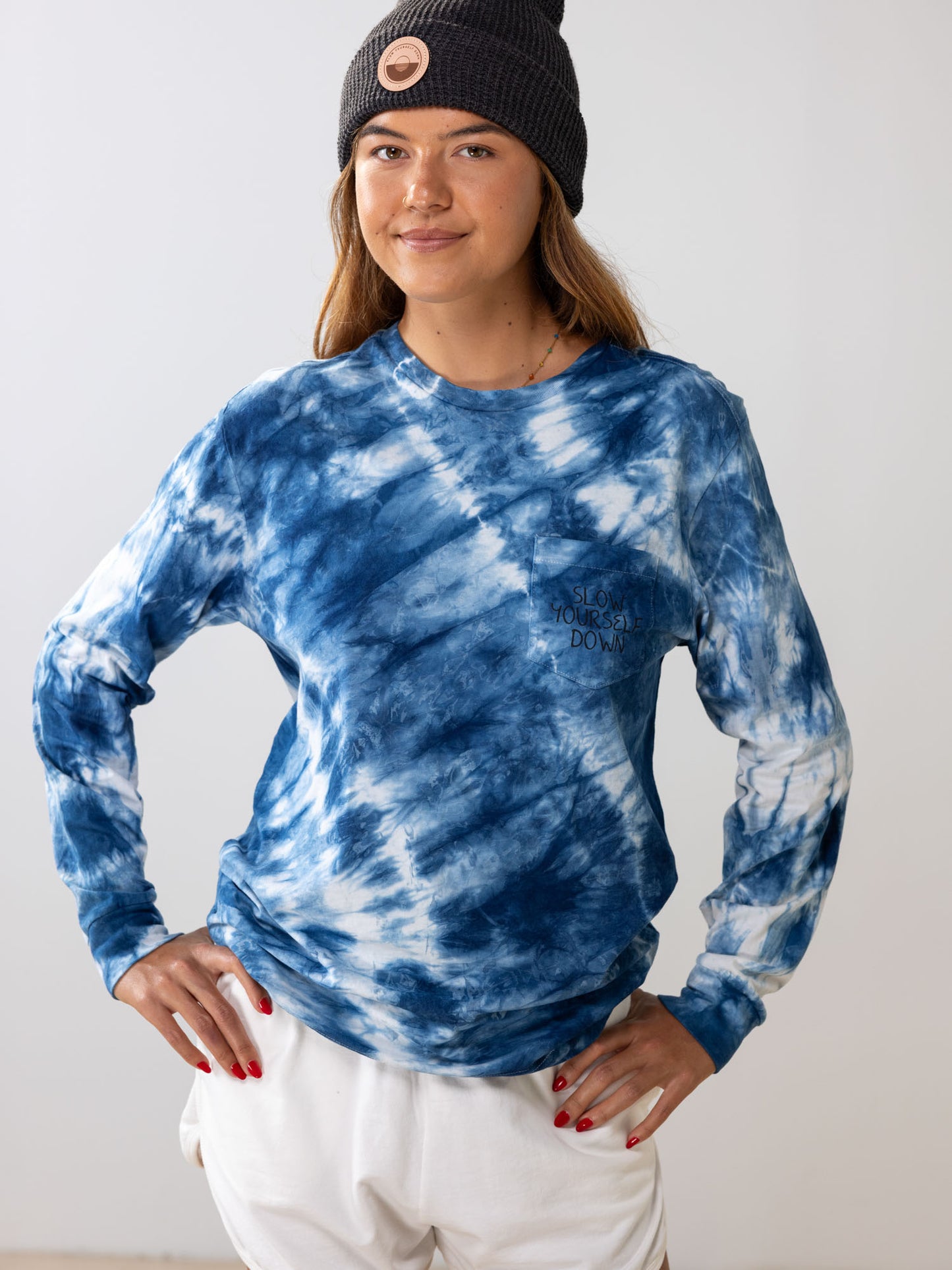 Classic Long Sleeve Tie-Dye | Organic Cotton | Slow Yourself Down - Mens Shirts