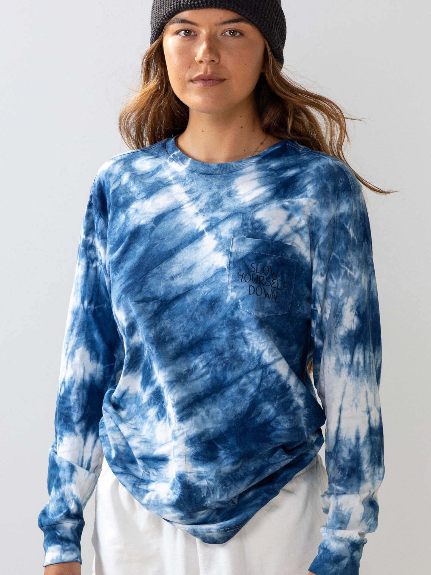 Classic Long Sleeve Tie-Dye | Organic Cotton | Slow Yourself Down - Mens Shirts