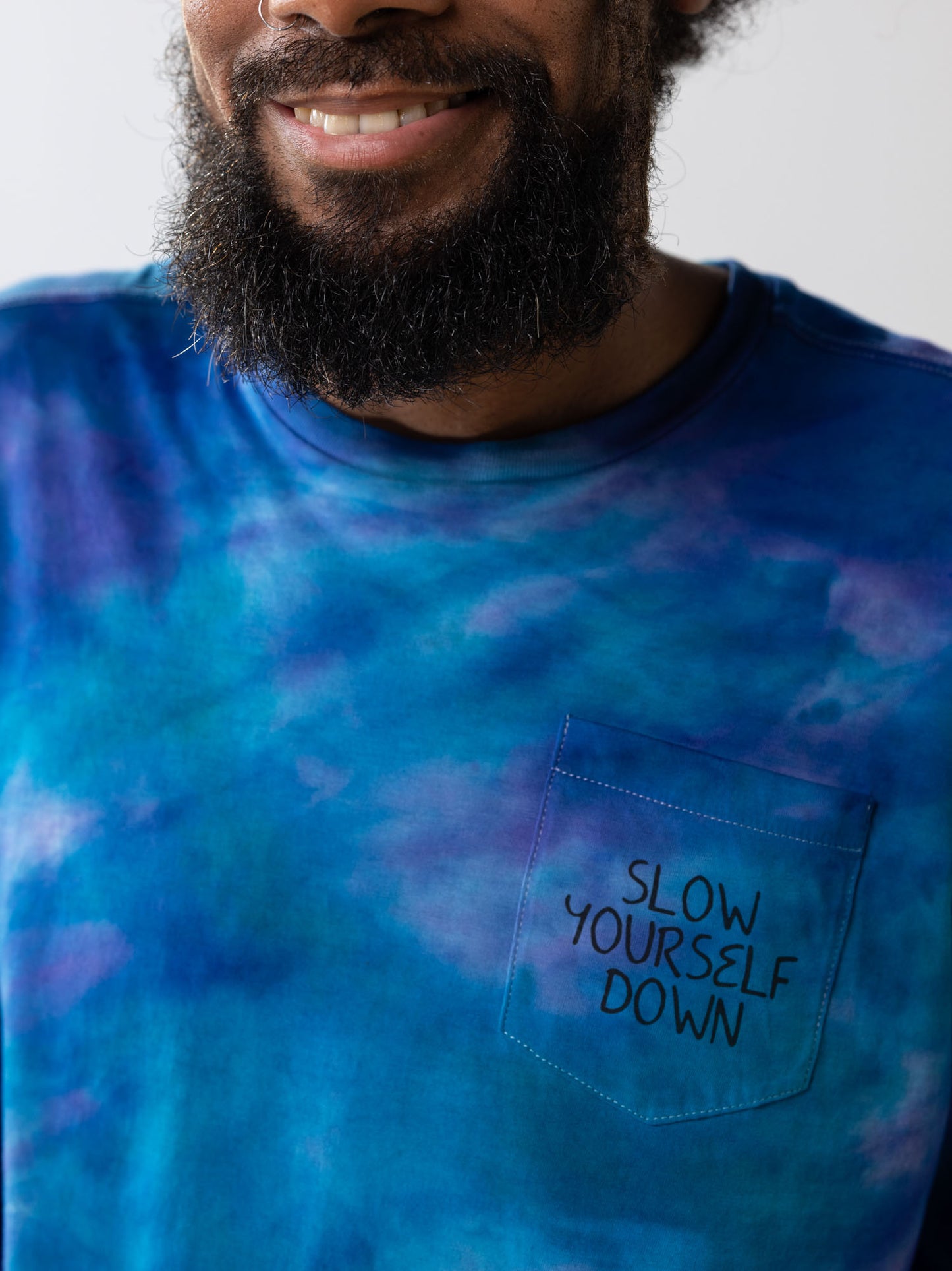 Classic Long Sleeve Tie-Dye | Organic Cotton | Slow Yourself Down - Mens Shirts