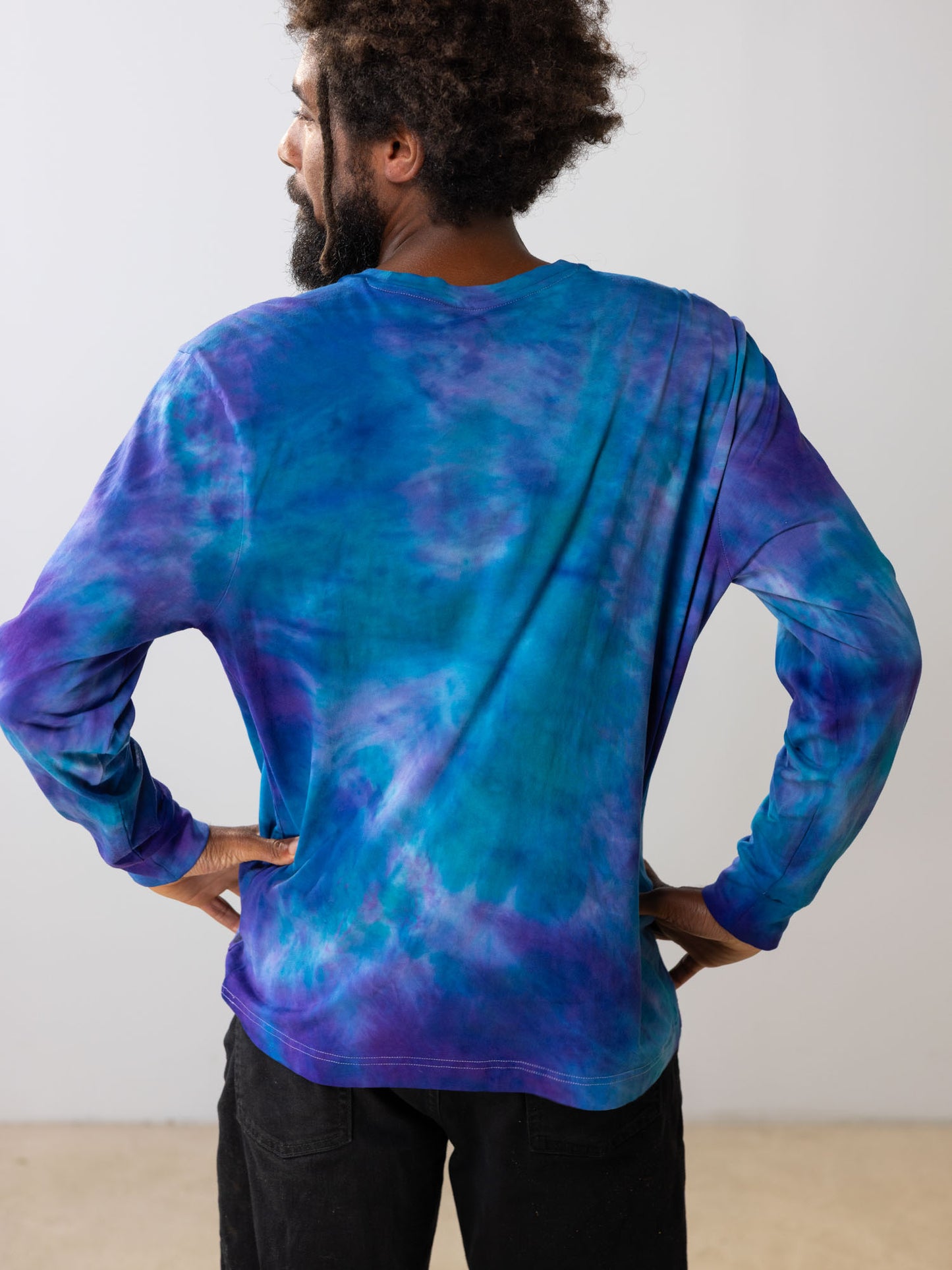 Classic Long Sleeve Tie-Dye | Organic Cotton | Slow Yourself Down - Mens Shirts