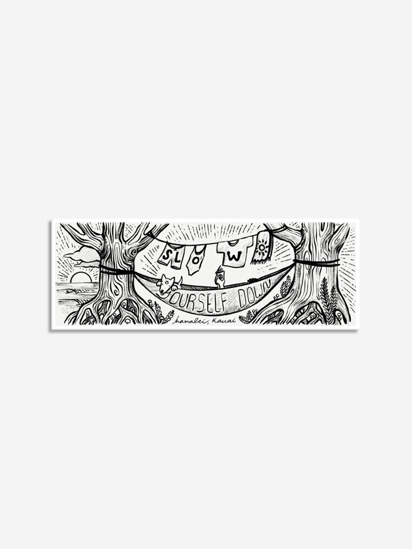 Hammock Sticker | Slow Yourself Down