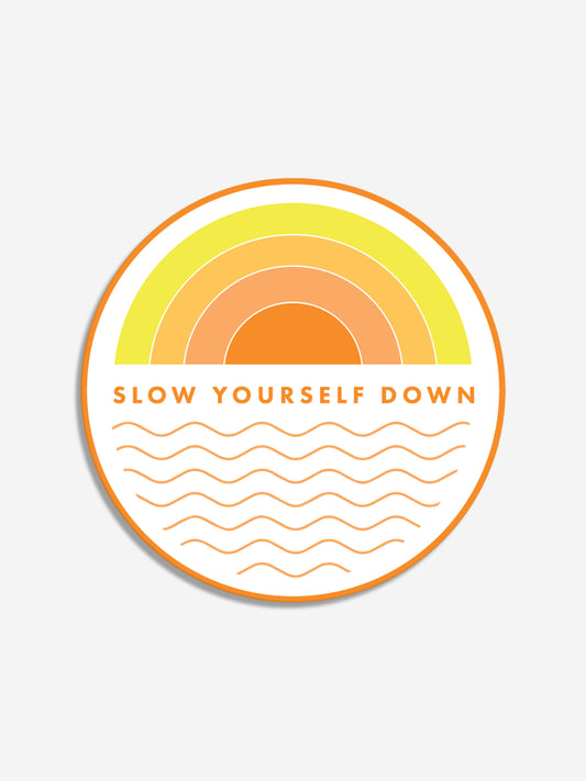 Horizons Sticker | Slow Yourself Down