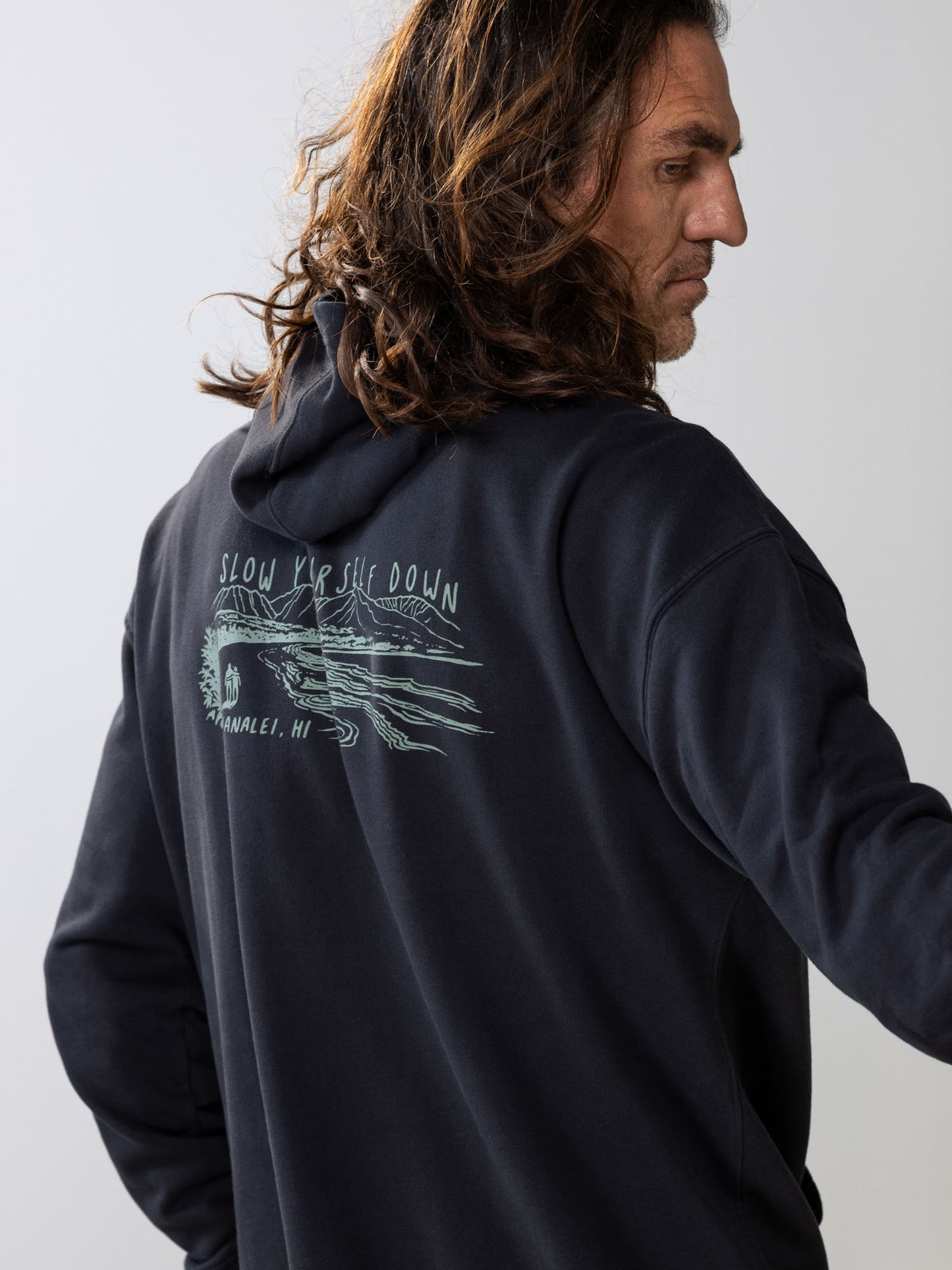 Kauai Scene Hoodie | Organic Cotton | Slow Yourself Down - Pullover Hoodie