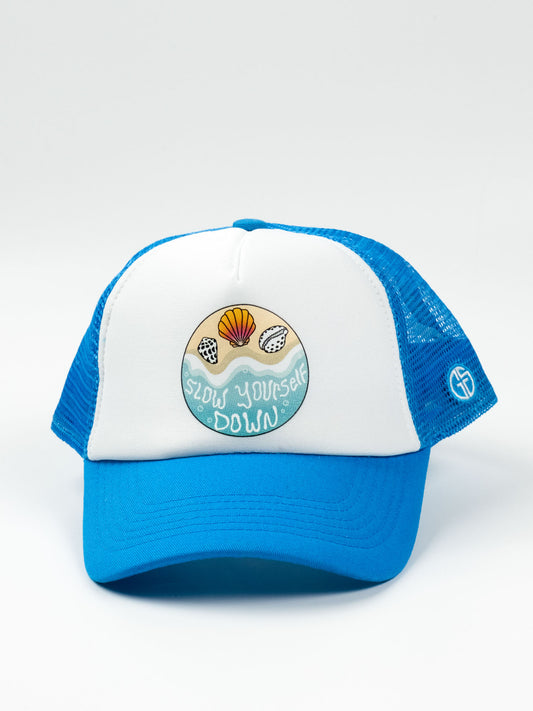 Kids Ginger Shell Trucker Hat | Slow Yourself Down - Youth Hats