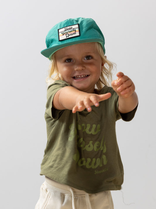 Kids Retro Boater Hat | Slow Yourself Down - Youth Hats