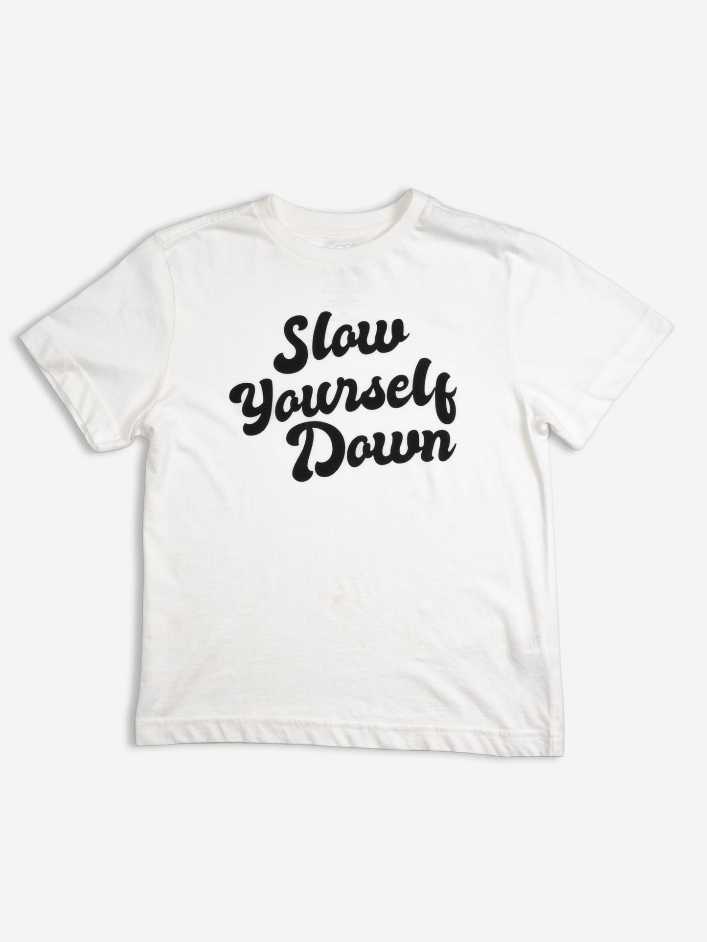 Kids Retro Tee | Organic Cotton | Slow Yourself Down - Kids Shirts