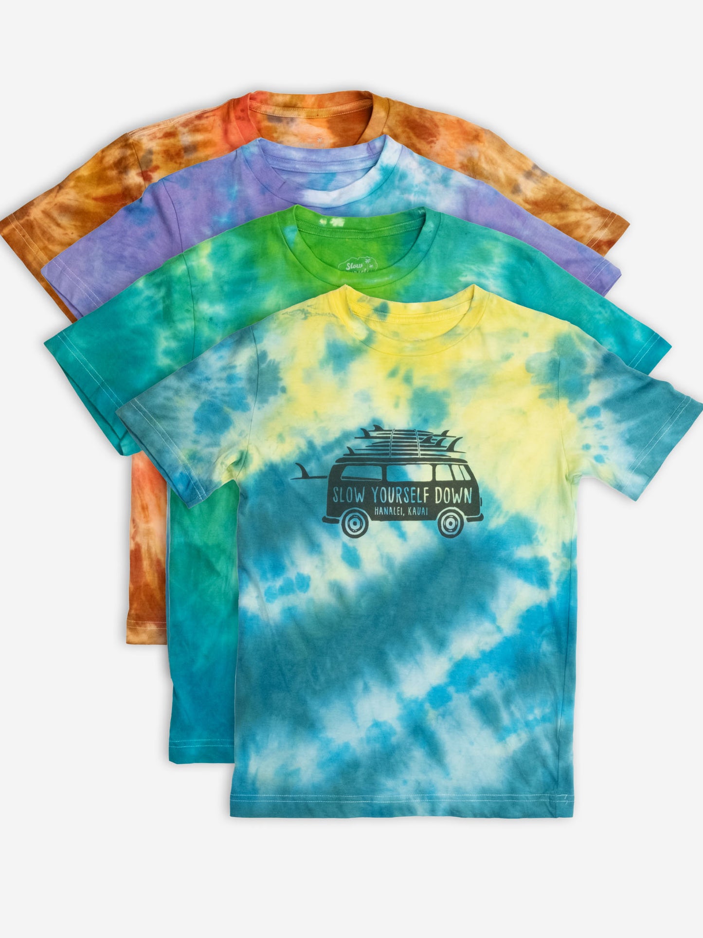 Kids Surf Van Tee Tie-Dye-organic-cotton-syd