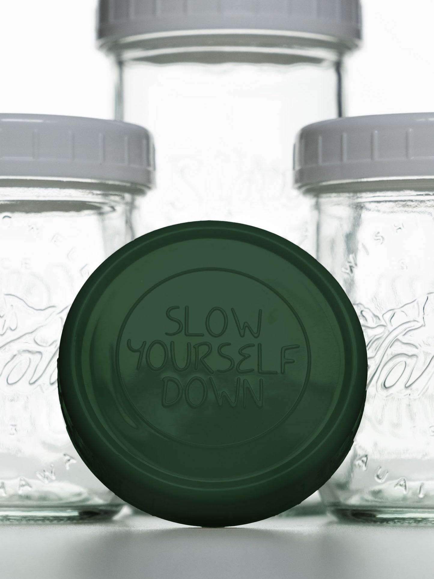 Extra Jar Lid | Slow Yourself Down - Drinkware