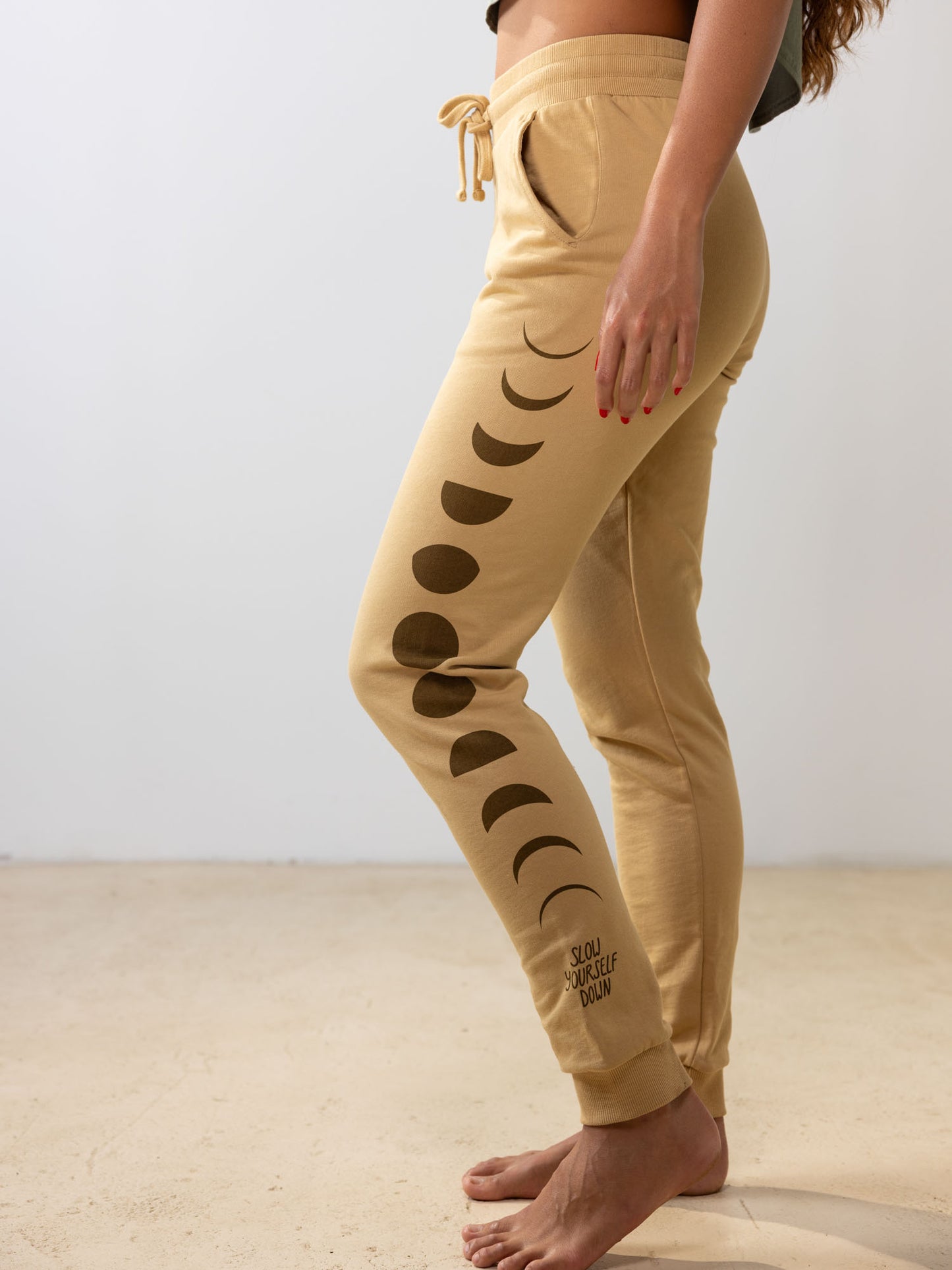 Moon Phase Jogger | Organic Cotton | Slow Yourself Down - Womens Sweatpants