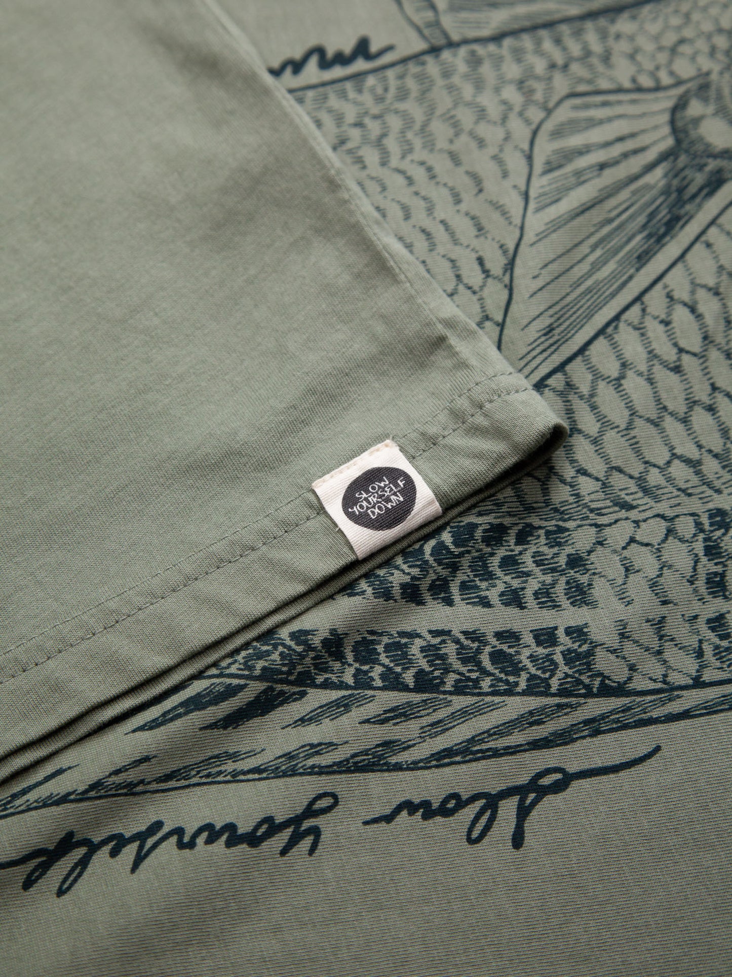 Mu Fish Tee | Organic Cotton | Slow Yourself Down - Mens Shirts