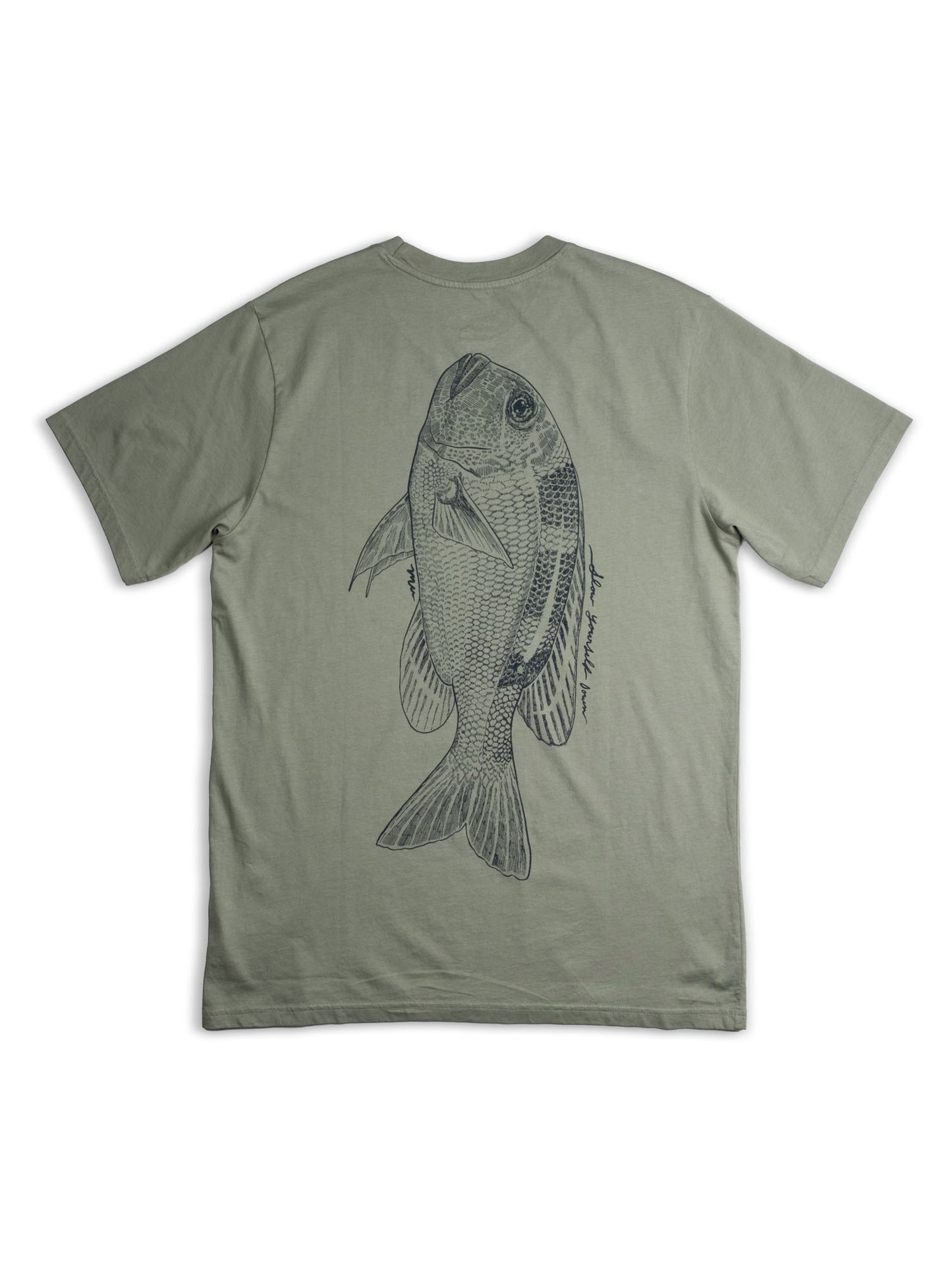 Mu Fish Tee | Organic Cotton | Slow Yourself Down - Mens Shirts