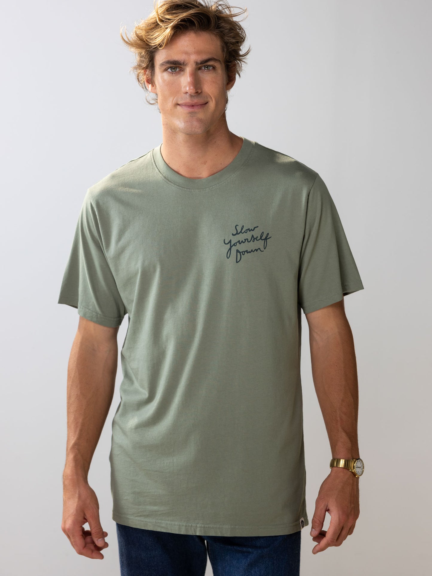 Mu Fish Tee | Organic Cotton | Slow Yourself Down - Mens Shirts