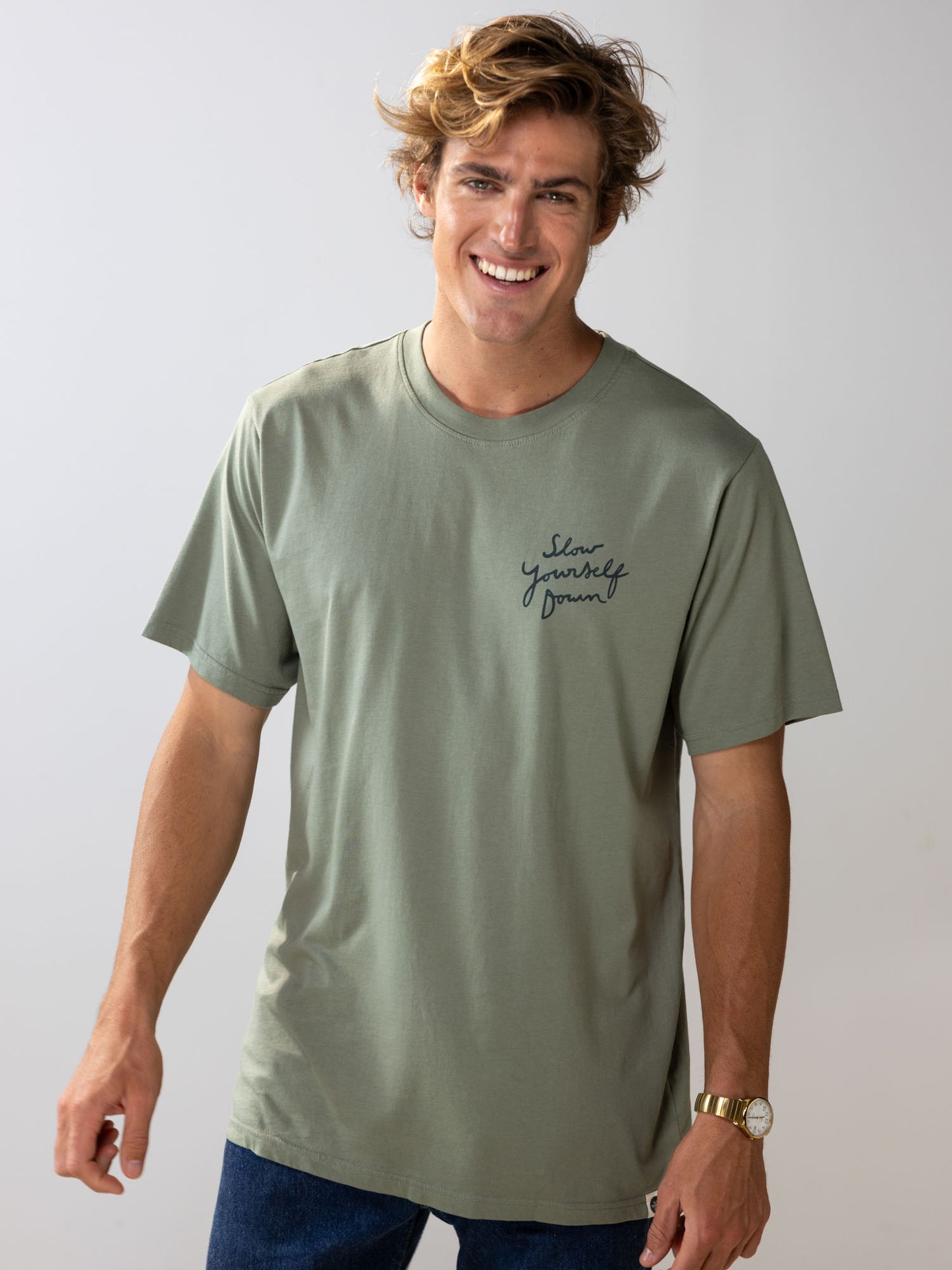 Mu Fish Tee | Organic Cotton | Slow Yourself Down - Mens Shirts