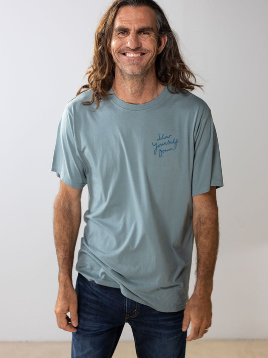 Ono Fish Tee | Organic Cotton | Slow Yourself Down - Mens Shirts