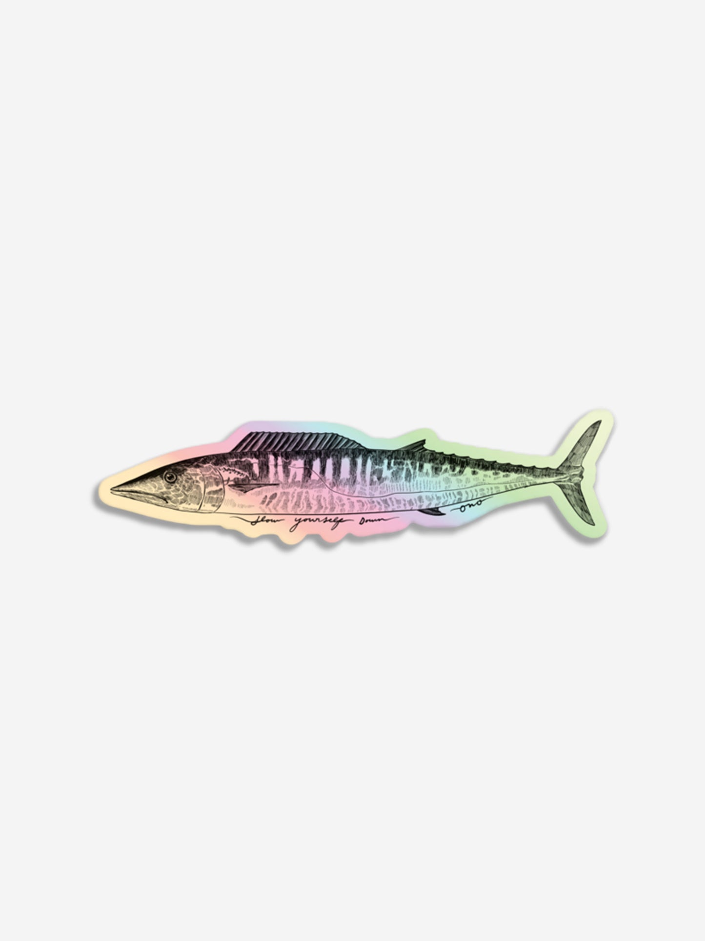 Ono Hologram Sticker | Slow Yourself Down