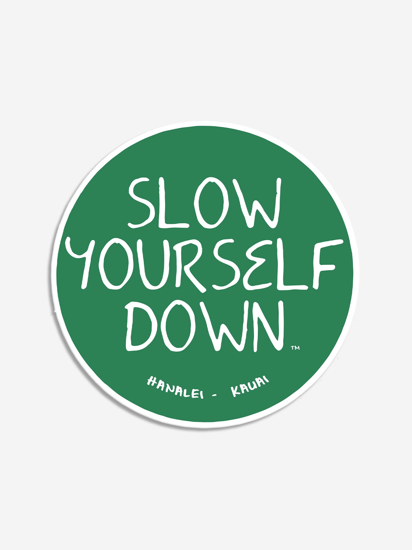Original Logo Sticker | Slow Yourself Down