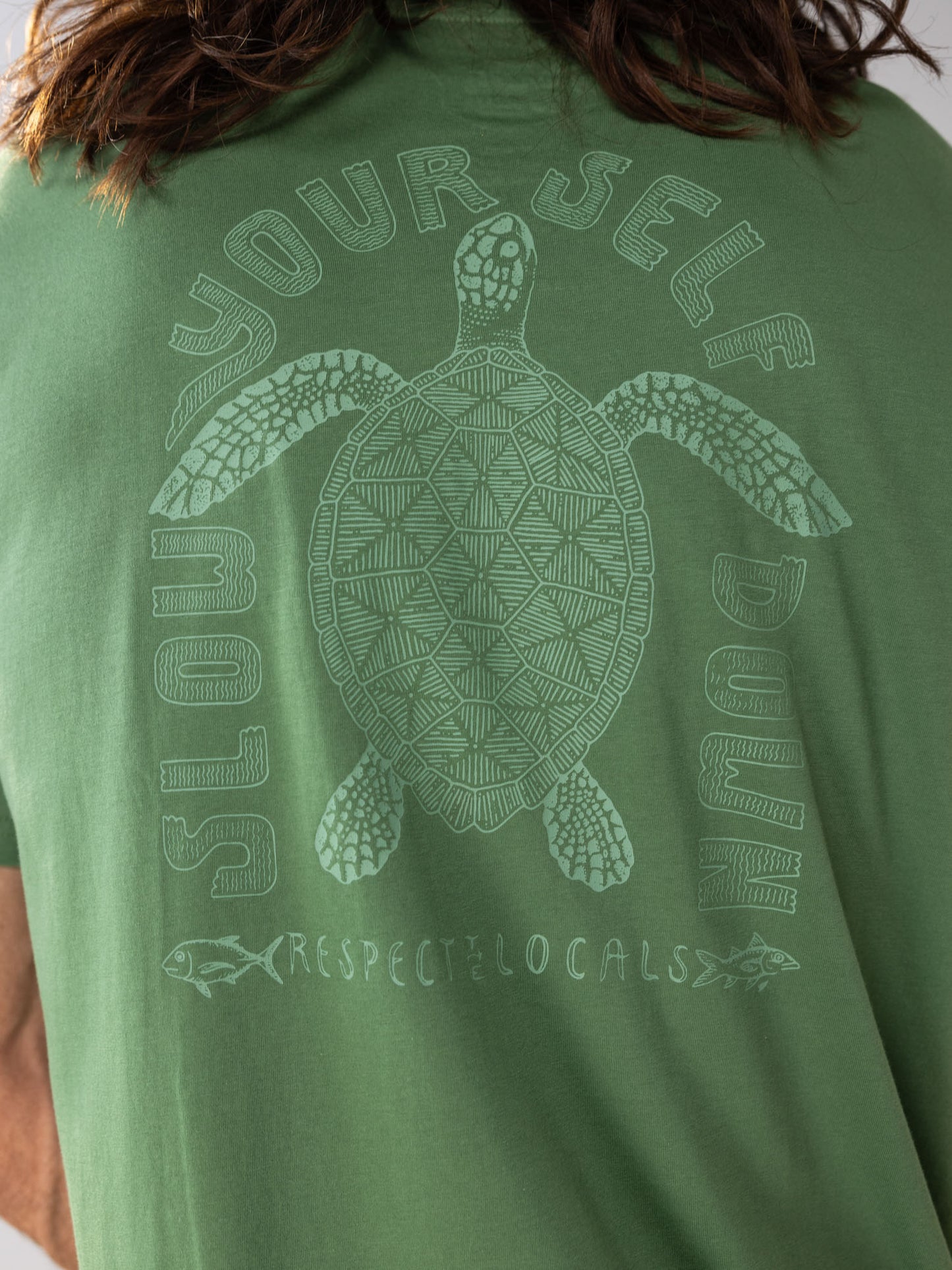 Respect The Locals Tee | Organic Cotton | Slow Yourself Down - Mens Shirts