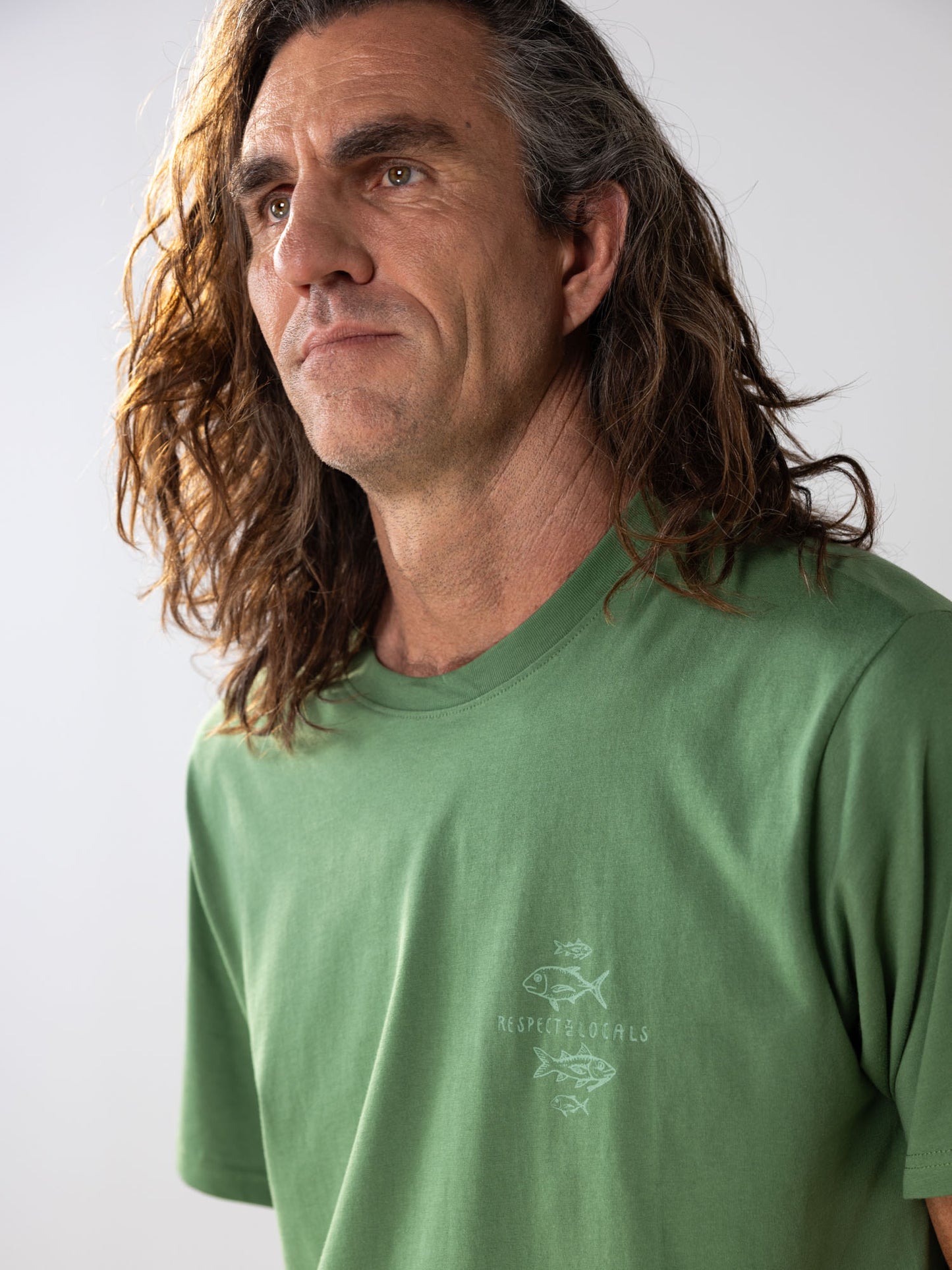 Respect The Locals Tee | Organic Cotton | Slow Yourself Down - Mens Shirts