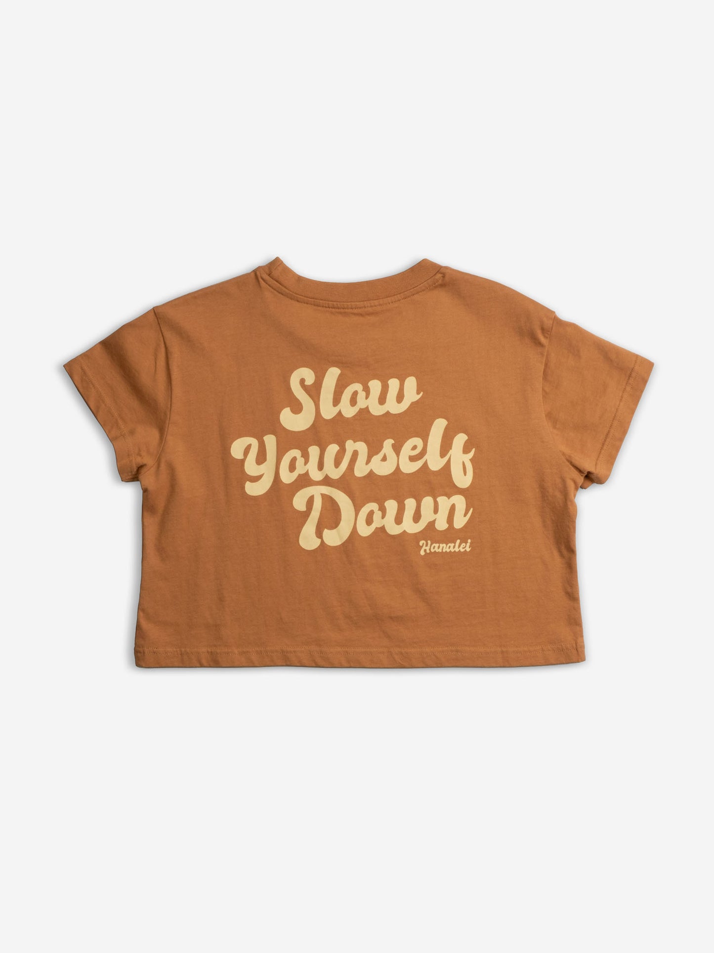 Retro Coffee Crop Tee | Organic Cotton | Slow Yourself Down - Womens Shirts