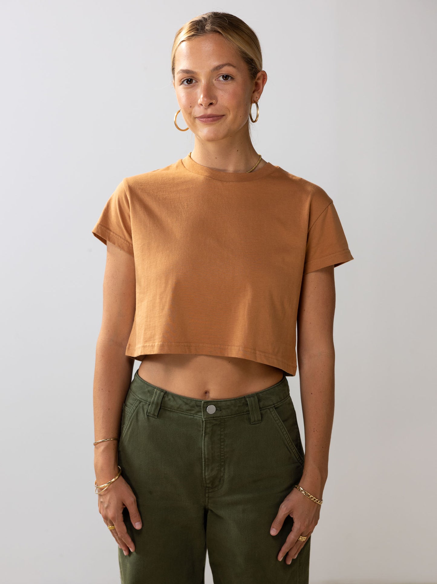 Retro Coffee Crop Tee | Organic Cotton | Slow Yourself Down - Womens Shirts
