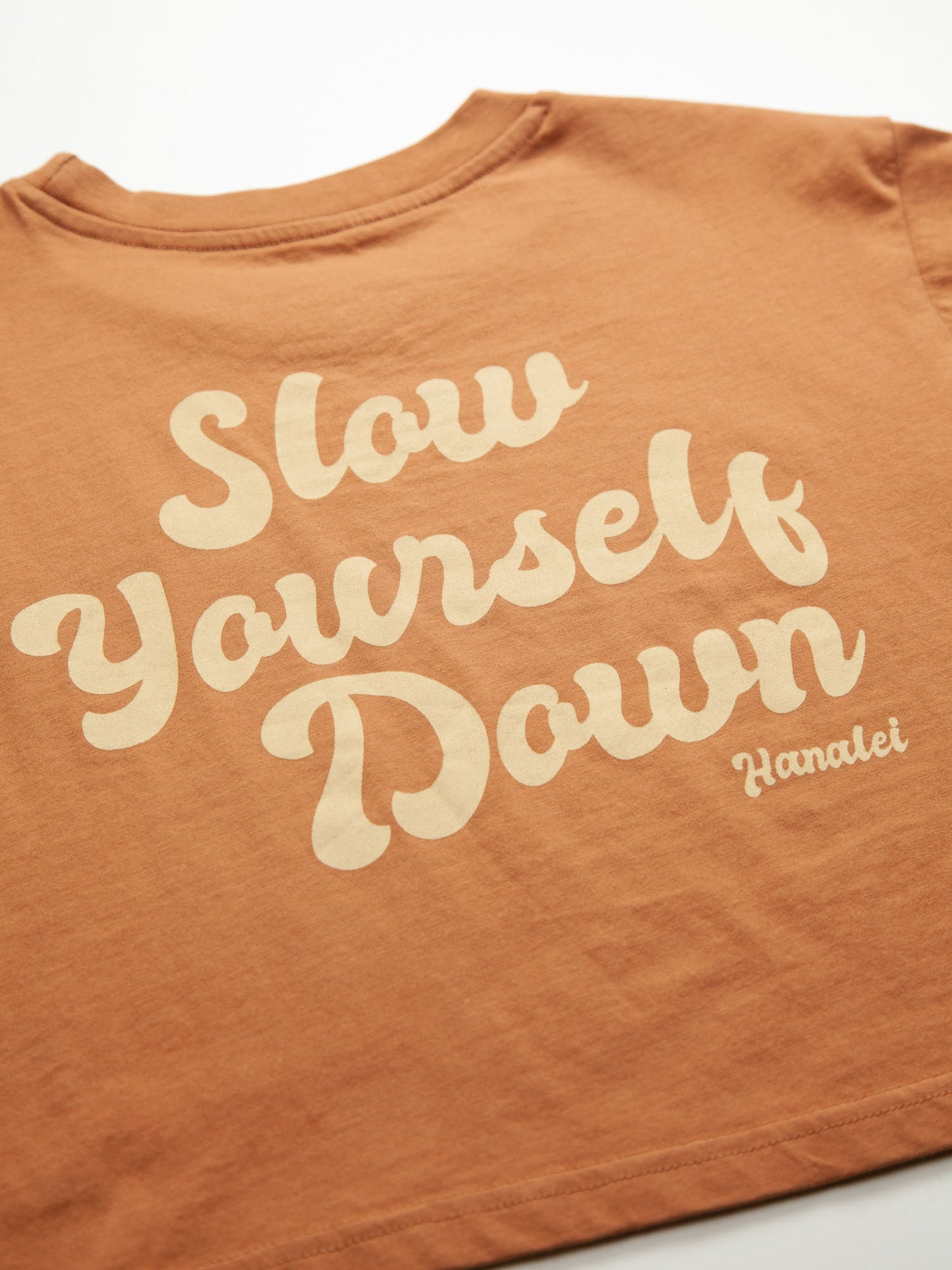 Retro Coffee Crop Tee | Organic Cotton | Slow Yourself Down - Womens Shirts