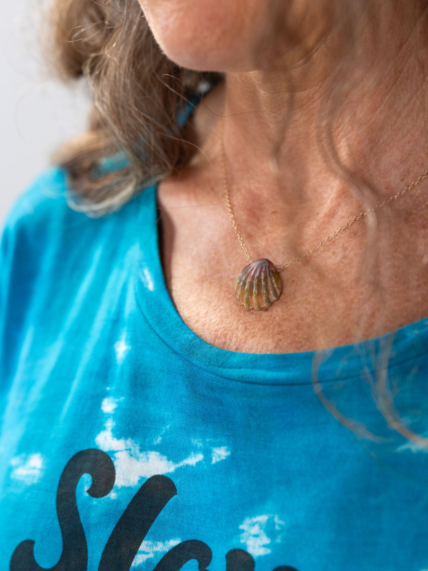 Retro Moon Crop Tie-Dye | Organic Cotton | Slow Yourself Down - Womens Shirts