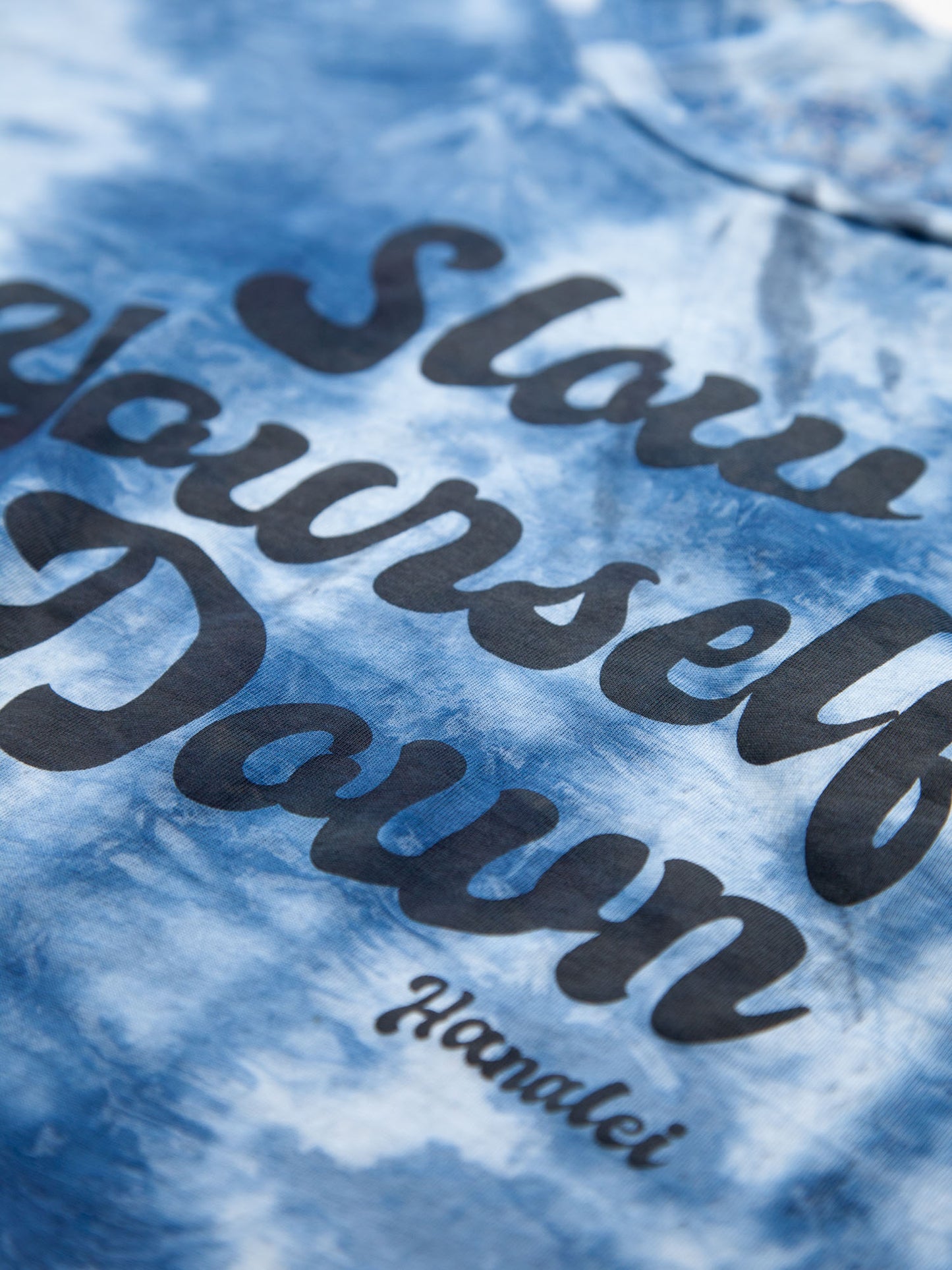 Retro Moon Crop Tie-Dye | Organic Cotton | Slow Yourself Down - Womens Shirts