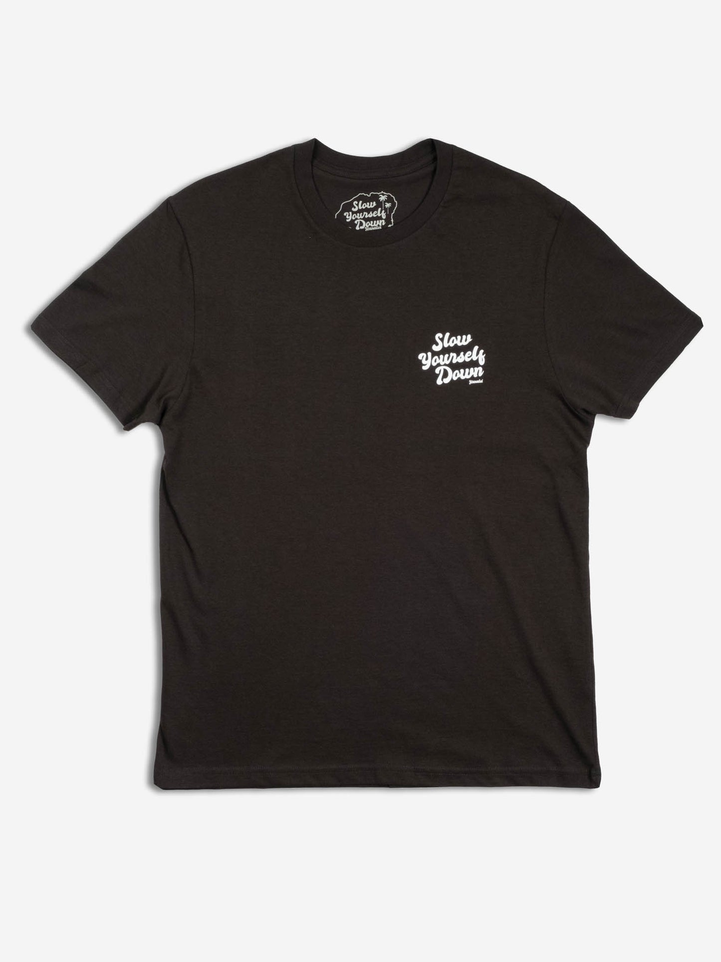 Retro Tee | Organic Cotton | Slow Yourself Down - Mens Shirts