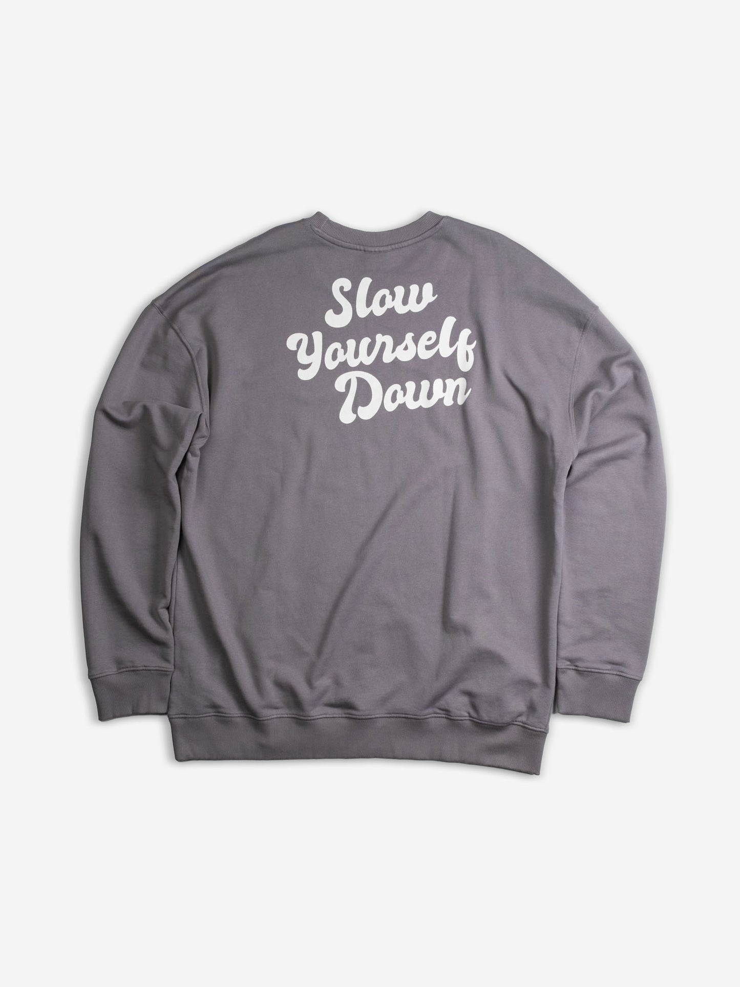 Retro Washed Crewneck | Organic Cotton | Slow Yourself Down - Crewneck