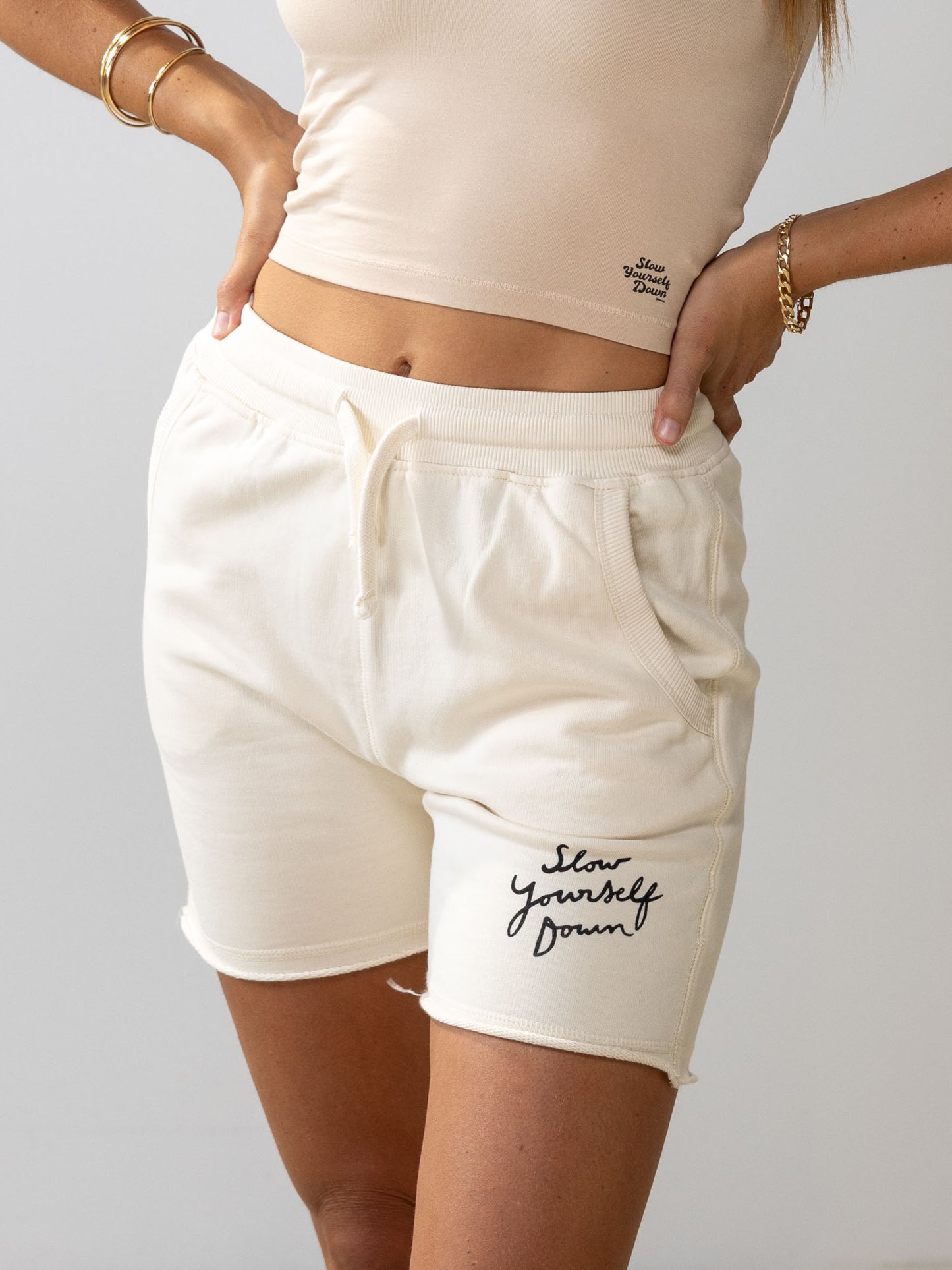 SYD Kids Sweatshorts | Organic Cotton | Slow Yourself Down - Youth Shorts