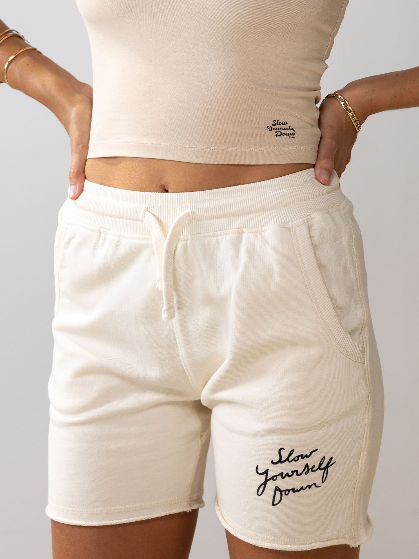 SYD Kids Sweatshorts | Organic Cotton | Slow Yourself Down - Youth Shorts