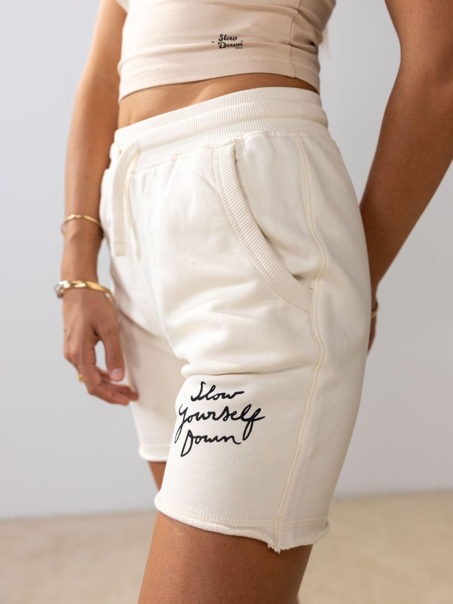 SYD Kids Sweatshorts | Organic Cotton | Slow Yourself Down - Youth Shorts