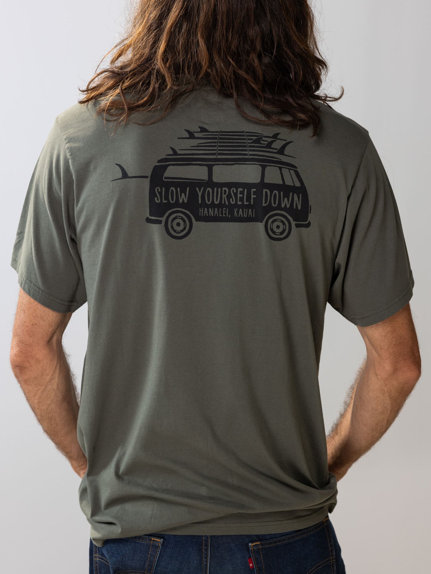 SYD Surf Van Tee | Organic Cotton | Slow Yourself Down - Mens Shirts