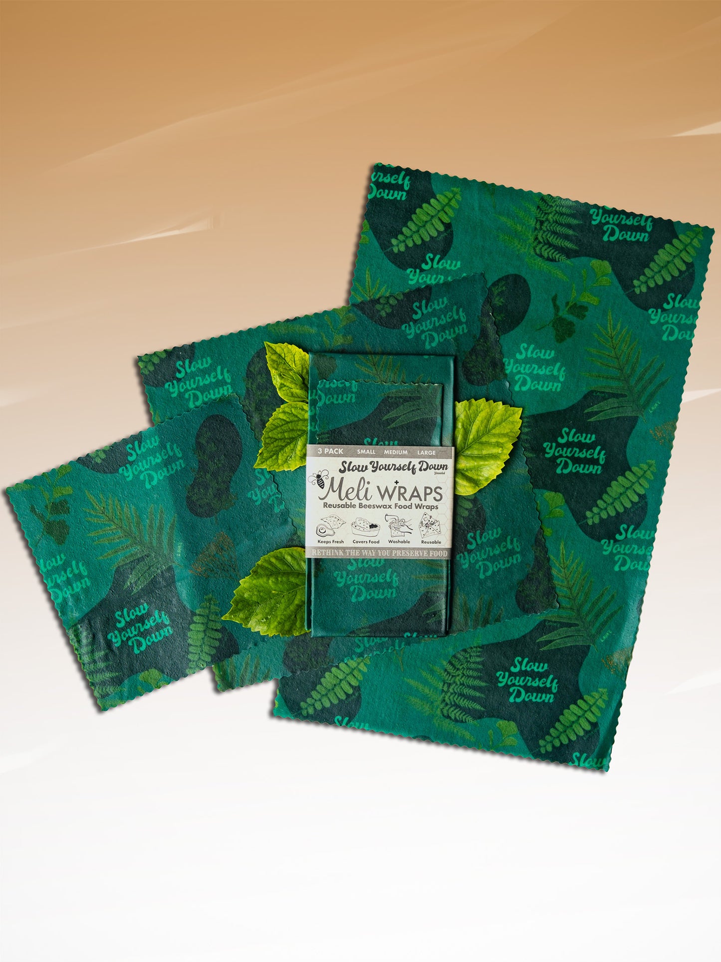SYD x Meli Wraps Fern 3-pack | Slow Yourself Down