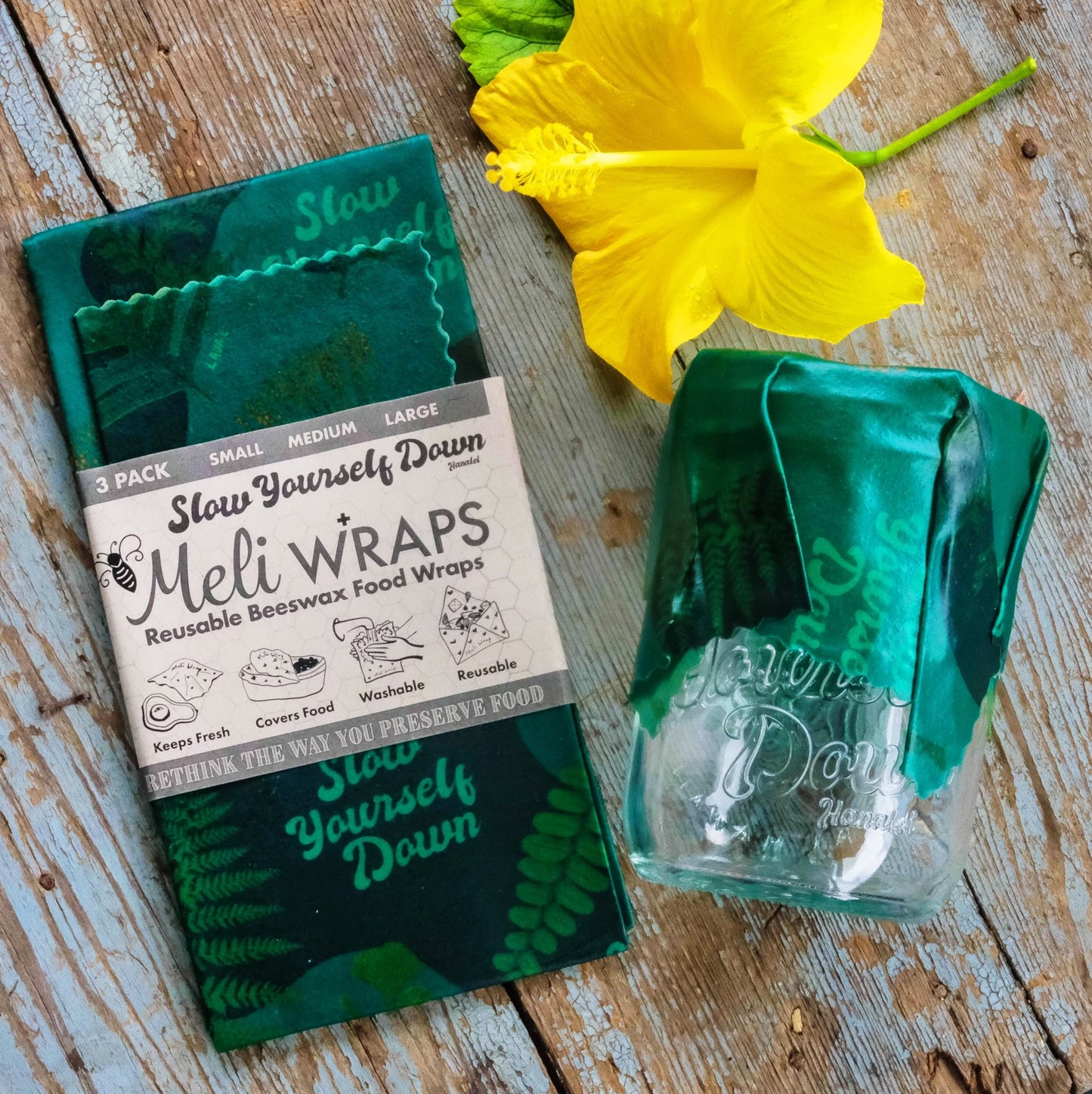 SYD x Meli Wraps Fern 3-pack | Slow Yourself Down