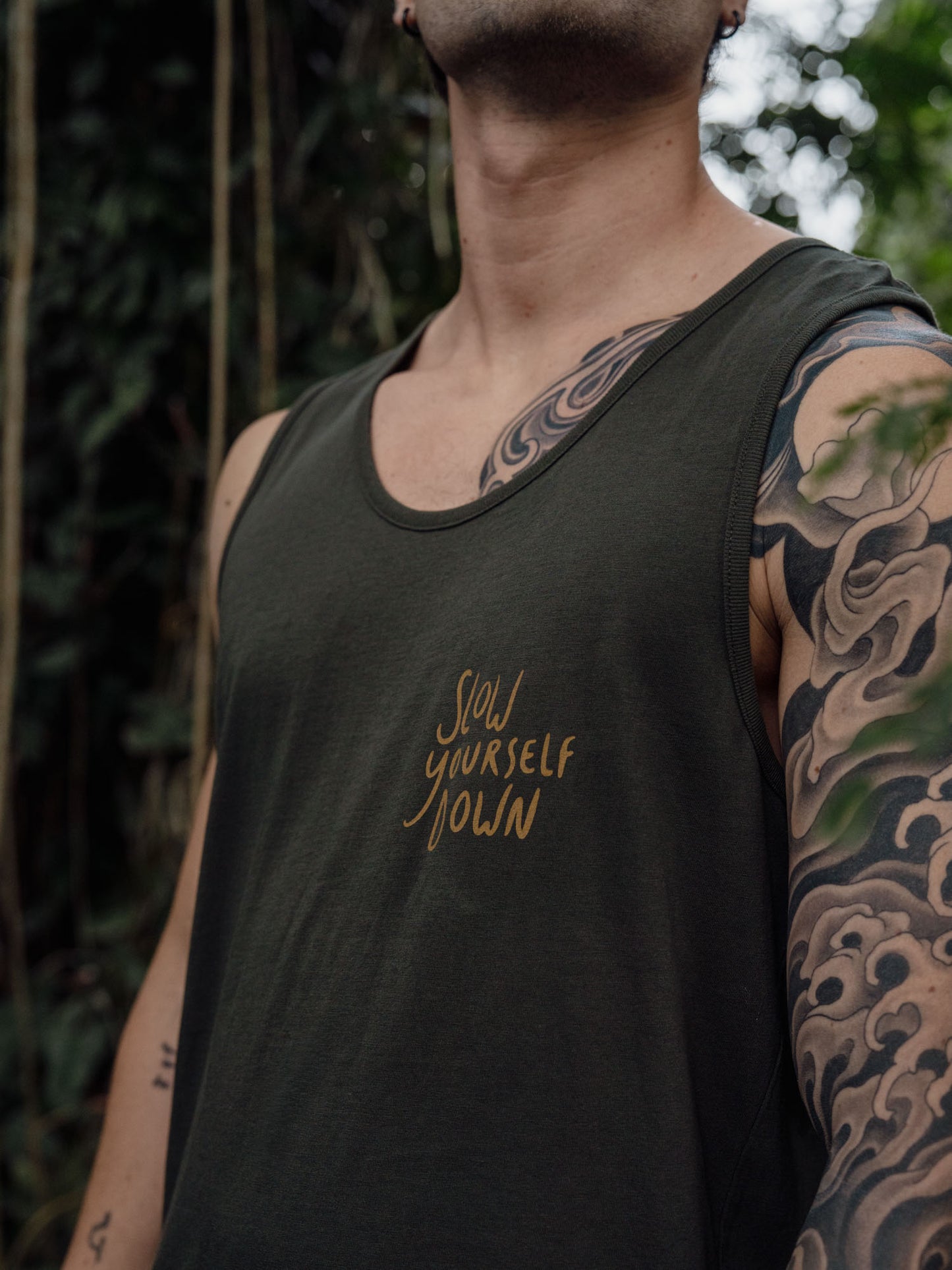 Slow Yourself Down Tank | Organic Cotton | Slow Yourself Down - Mens Shirts