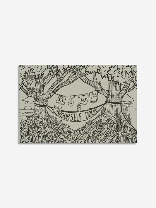 Small Hammock Sticker | Slow Yourself Down