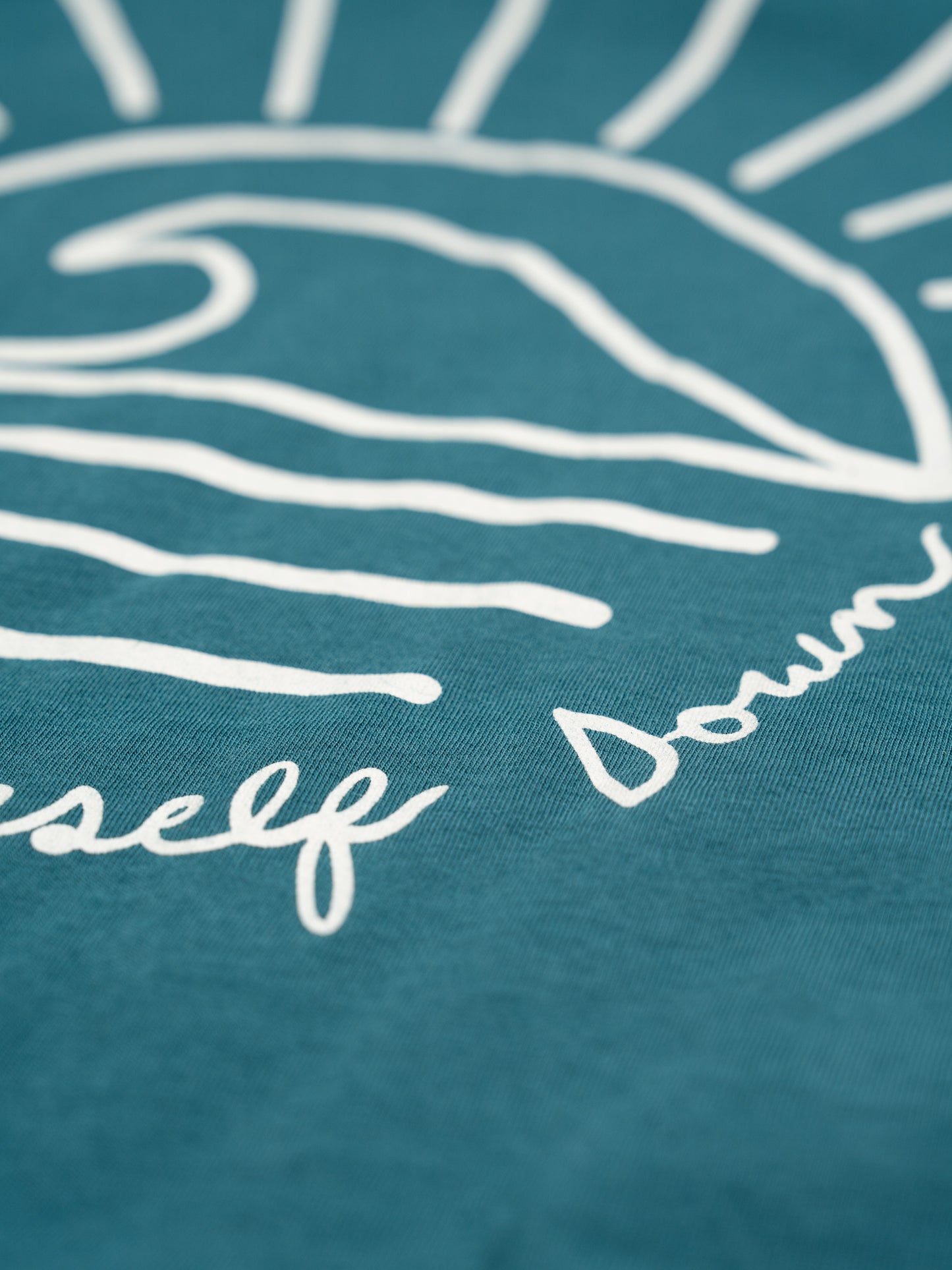 Sun and Wave Scoop Neck | Organic Cotton | Slow Yourself Down - Womens Shirts