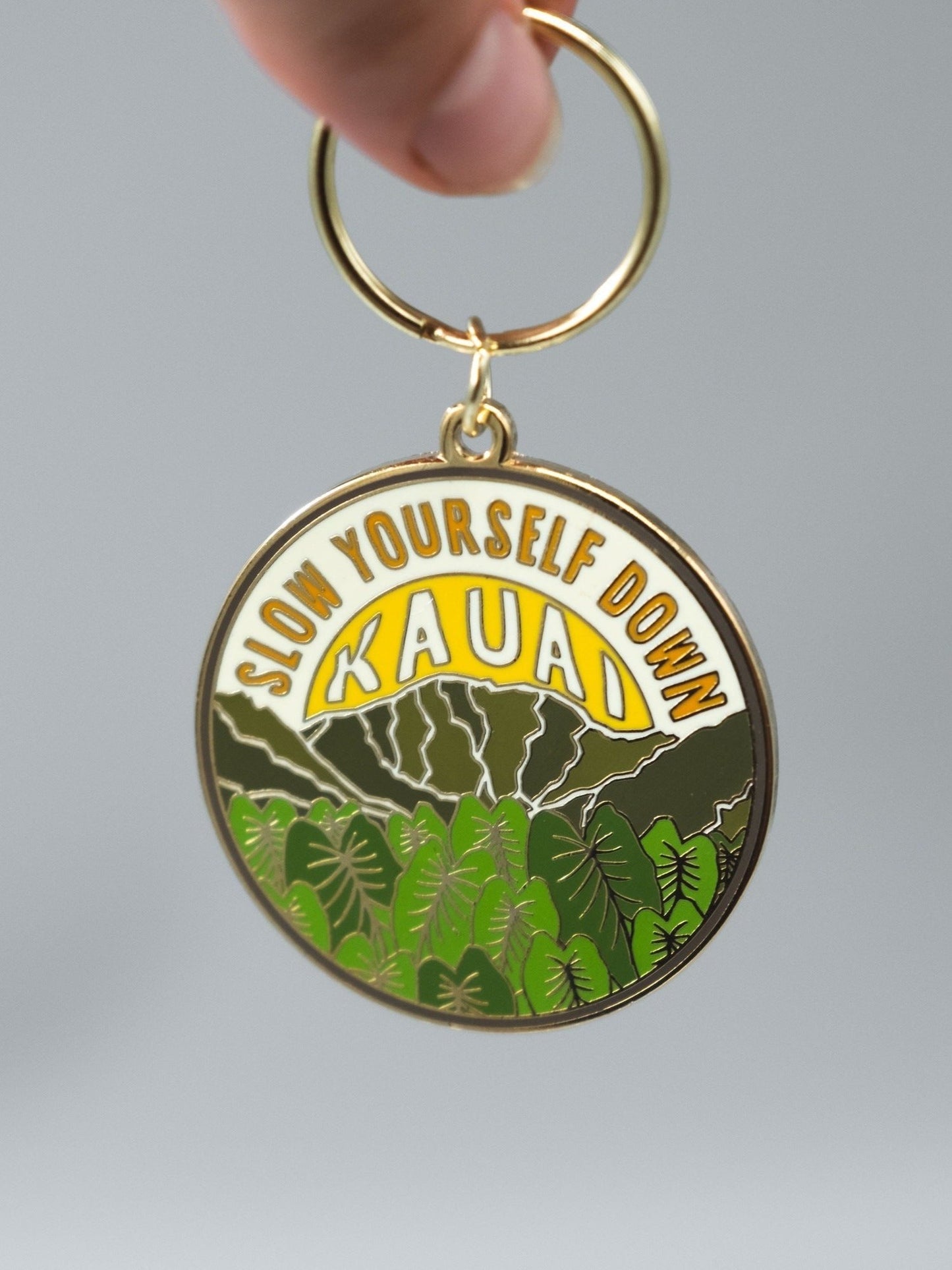 Taro Keychain | Slow Yourself Down