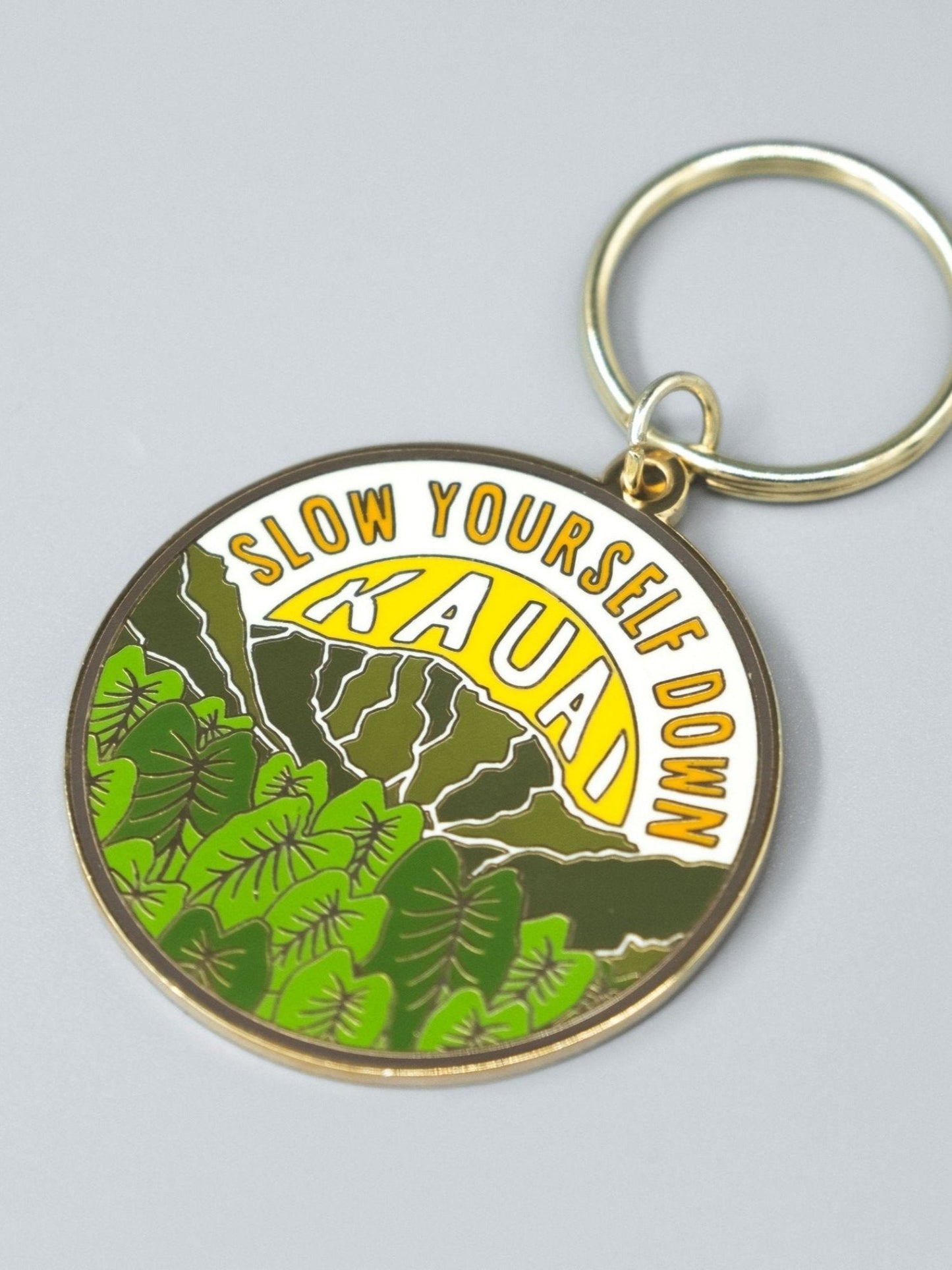 Taro Keychain | Slow Yourself Down