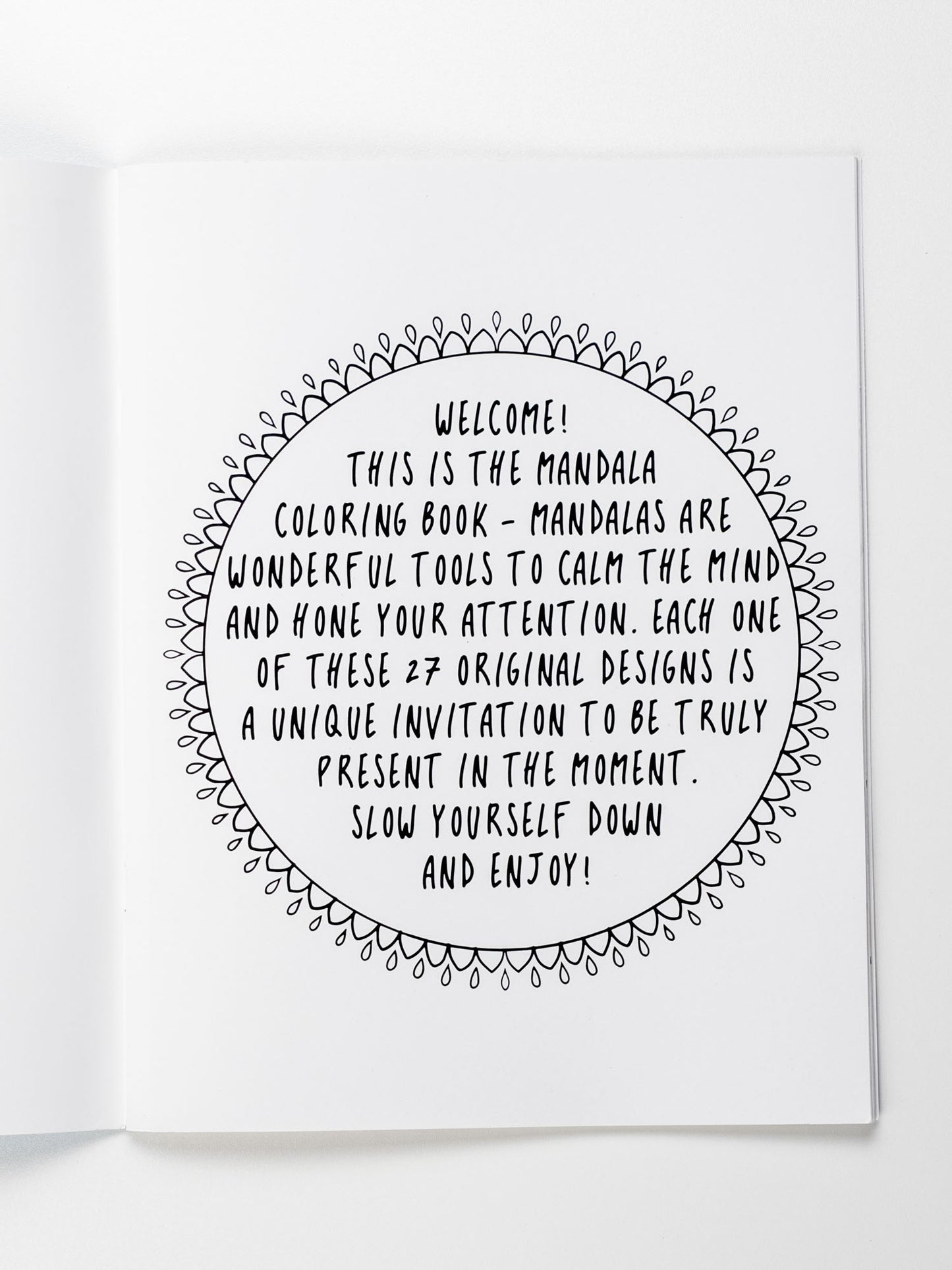 The Mandala Coloring Book | Slow Yourself Down -