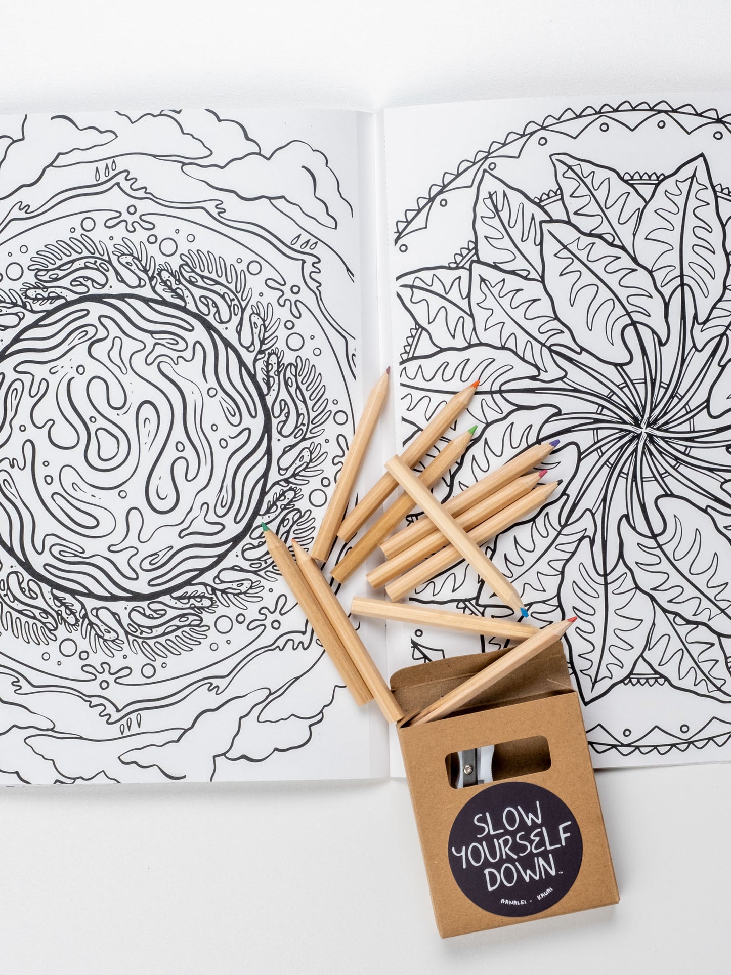 The Mandala Coloring Book | Slow Yourself Down -