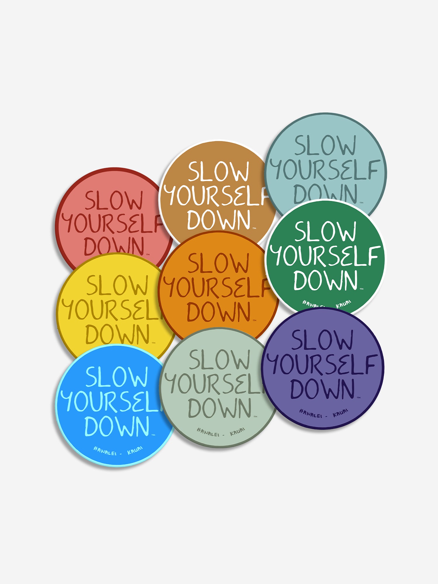 Original Logo Sticker Sticker - Slow Yourself Down