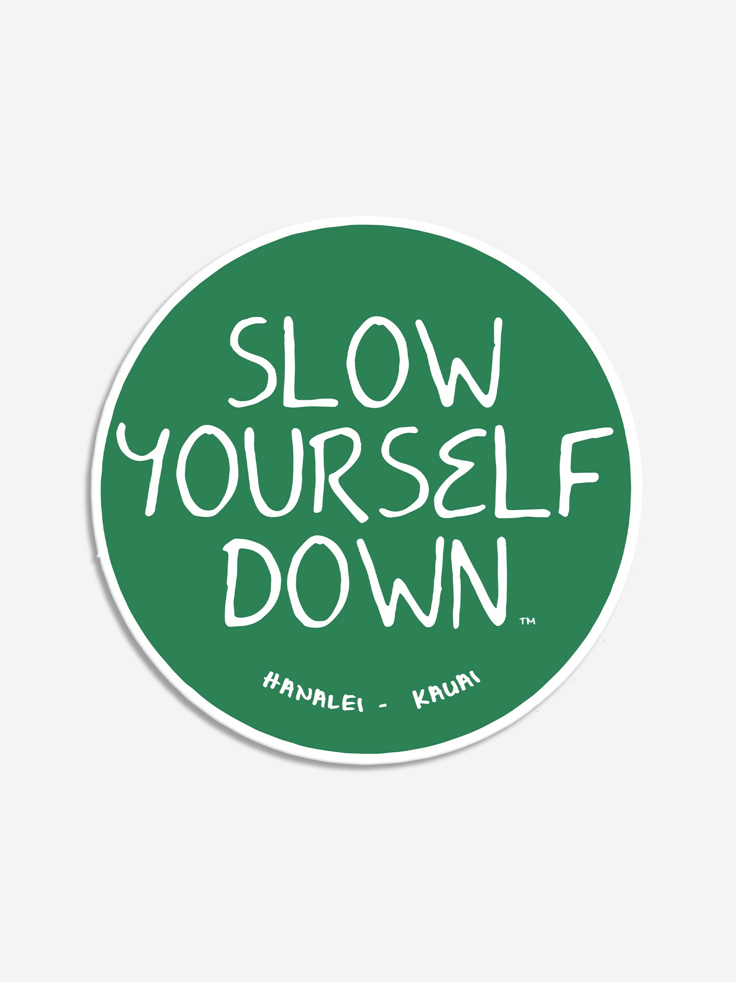 Original Logo Sticker Sticker - Slow Yourself Down