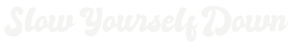 Slow Yourself Down logo