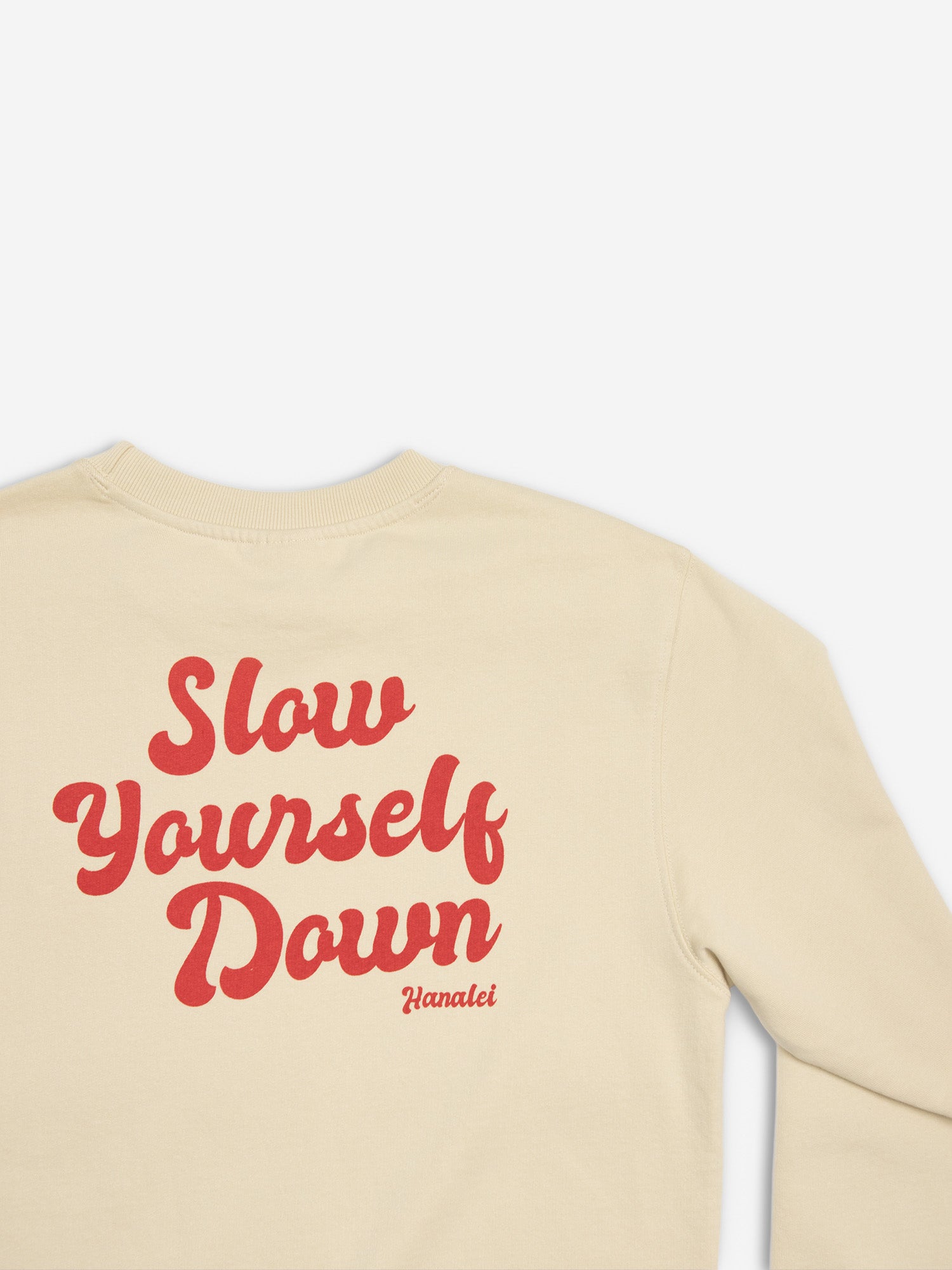 Retro Cream Crewneck Crewneck - Slow Yourself Down