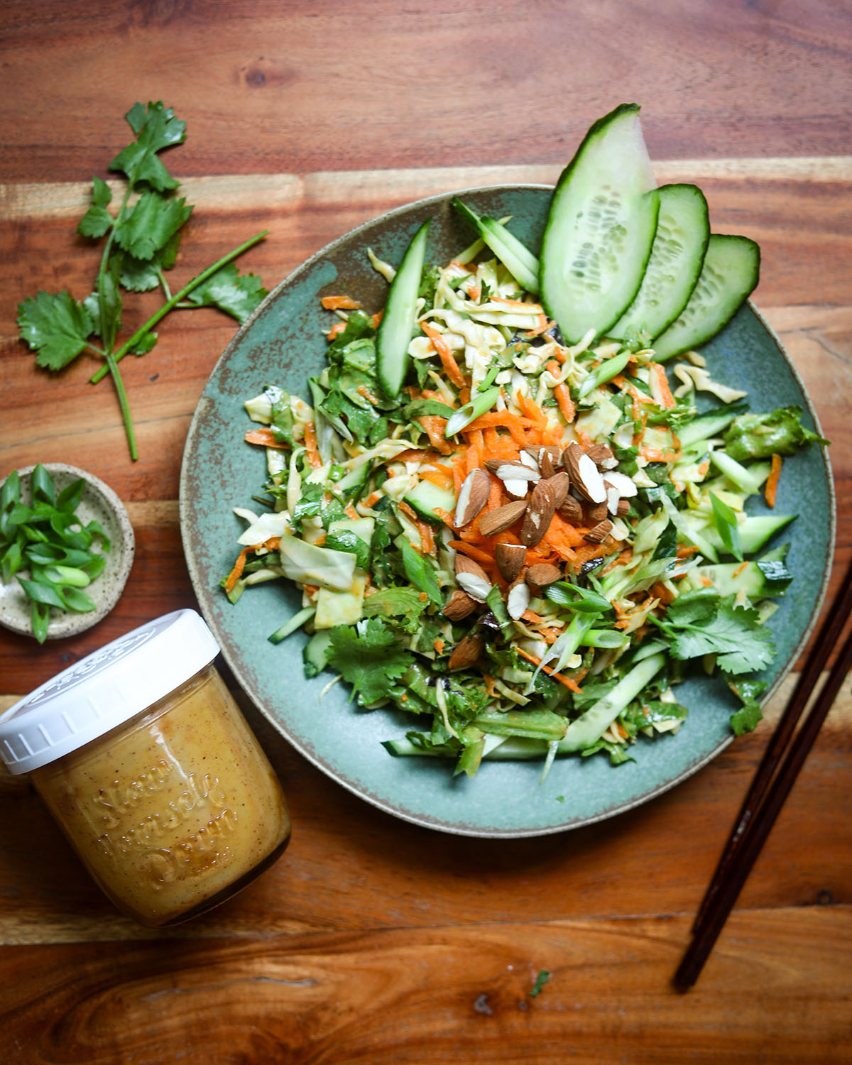 Thai Peanut Salad | Slow Yourself Down