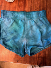 Tie Dye Scalloped Shorts Womens Shorts - Slow Yourself Down